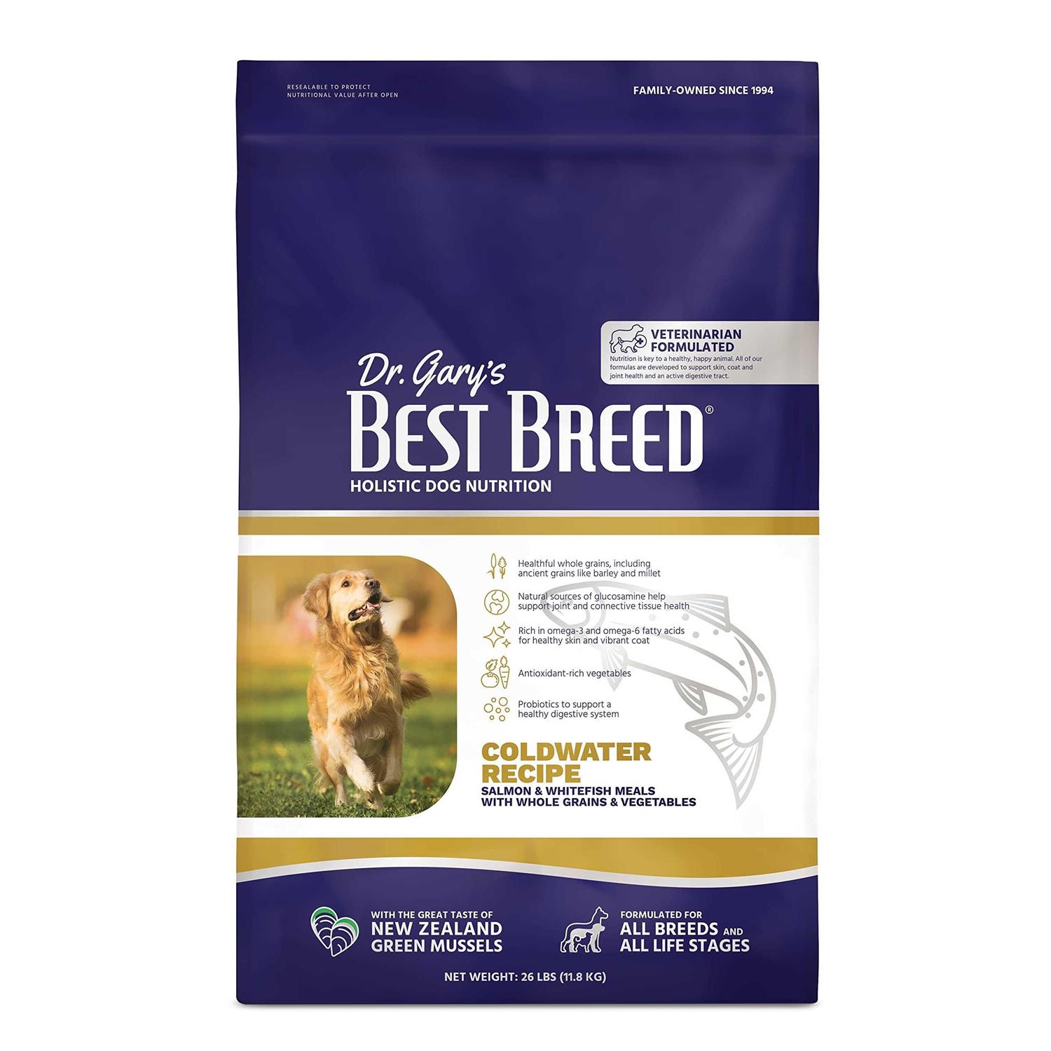 Dr. Gary’s Best Breed Holistic Coldwater Recipe Dry Dog Food