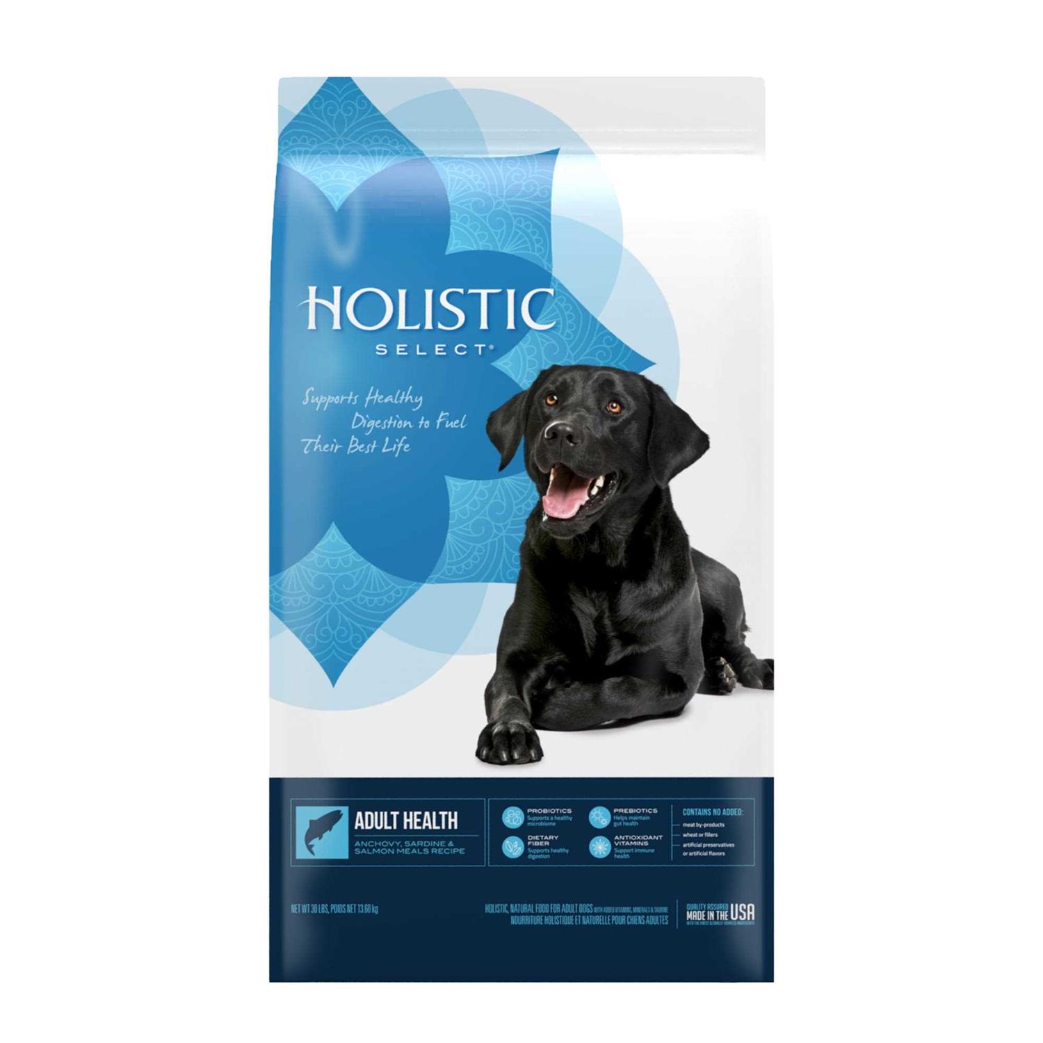 Holistic Select Anchovy Sardine & Salmon Adult Dry Dog Food 30lb