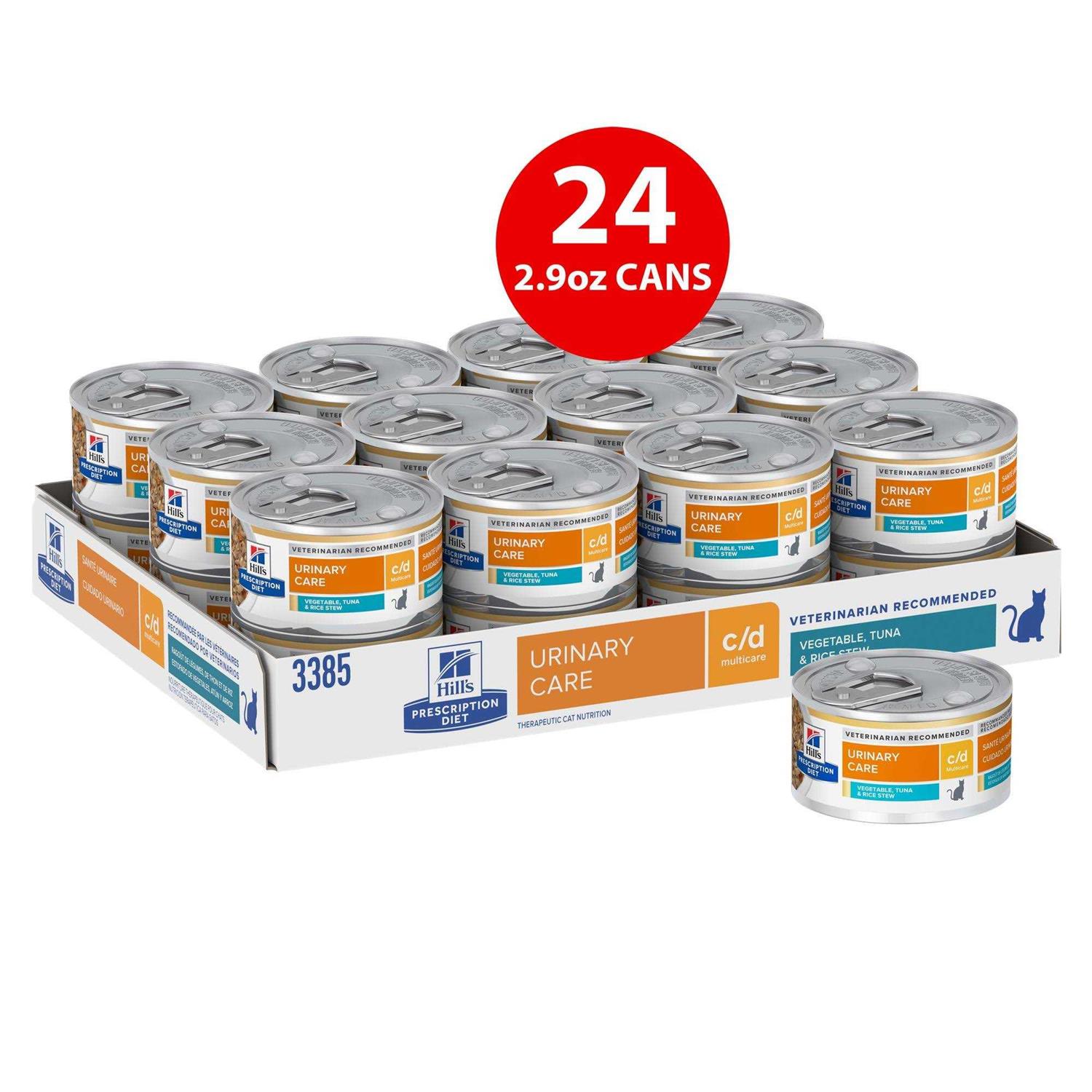 Hill’s Prescription Diet c/d Multicare Urinary Care Tuna & Vegetable Stew Wet Cat Food