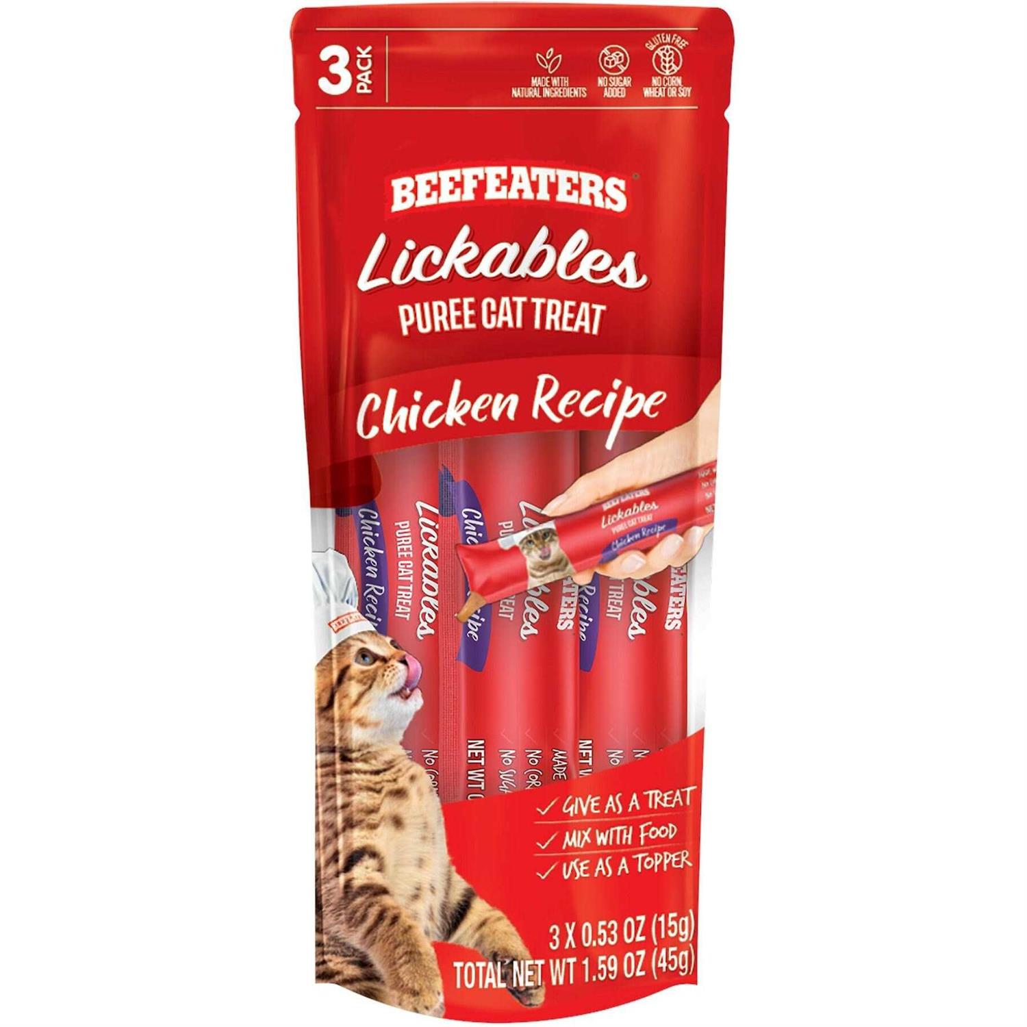 Beefeaters Lickables Puree Cat Treats