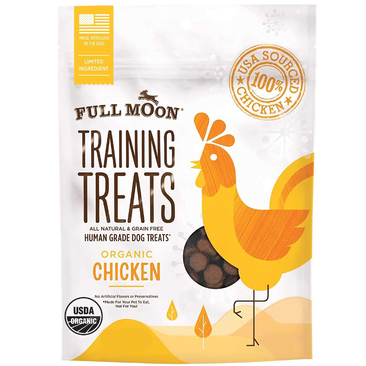 Full Moon Usda Organic Chicken Training Treats Healthy All Natural Dog Treats Human Grade 175 Treats