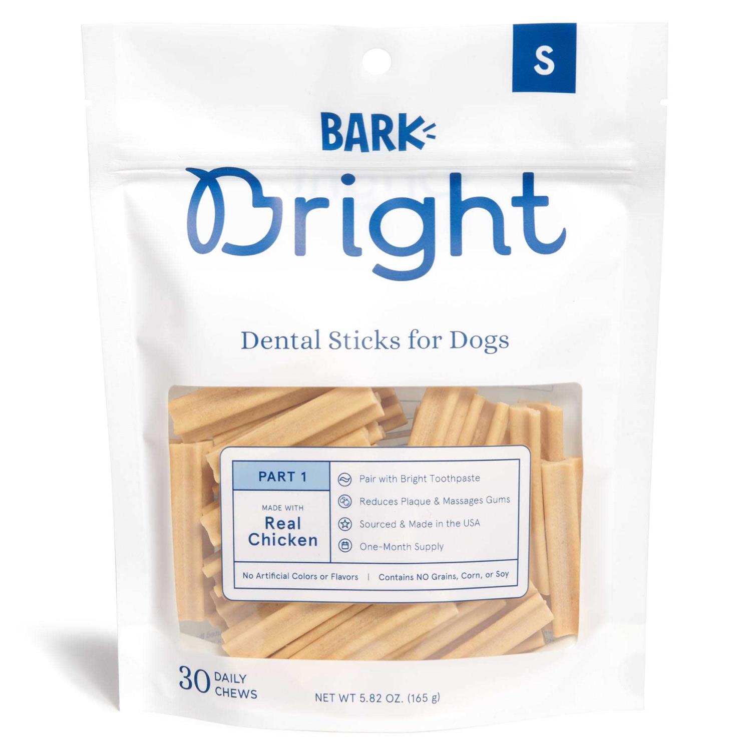 Bark Bright Dental Sticks for Large Dogs Chews