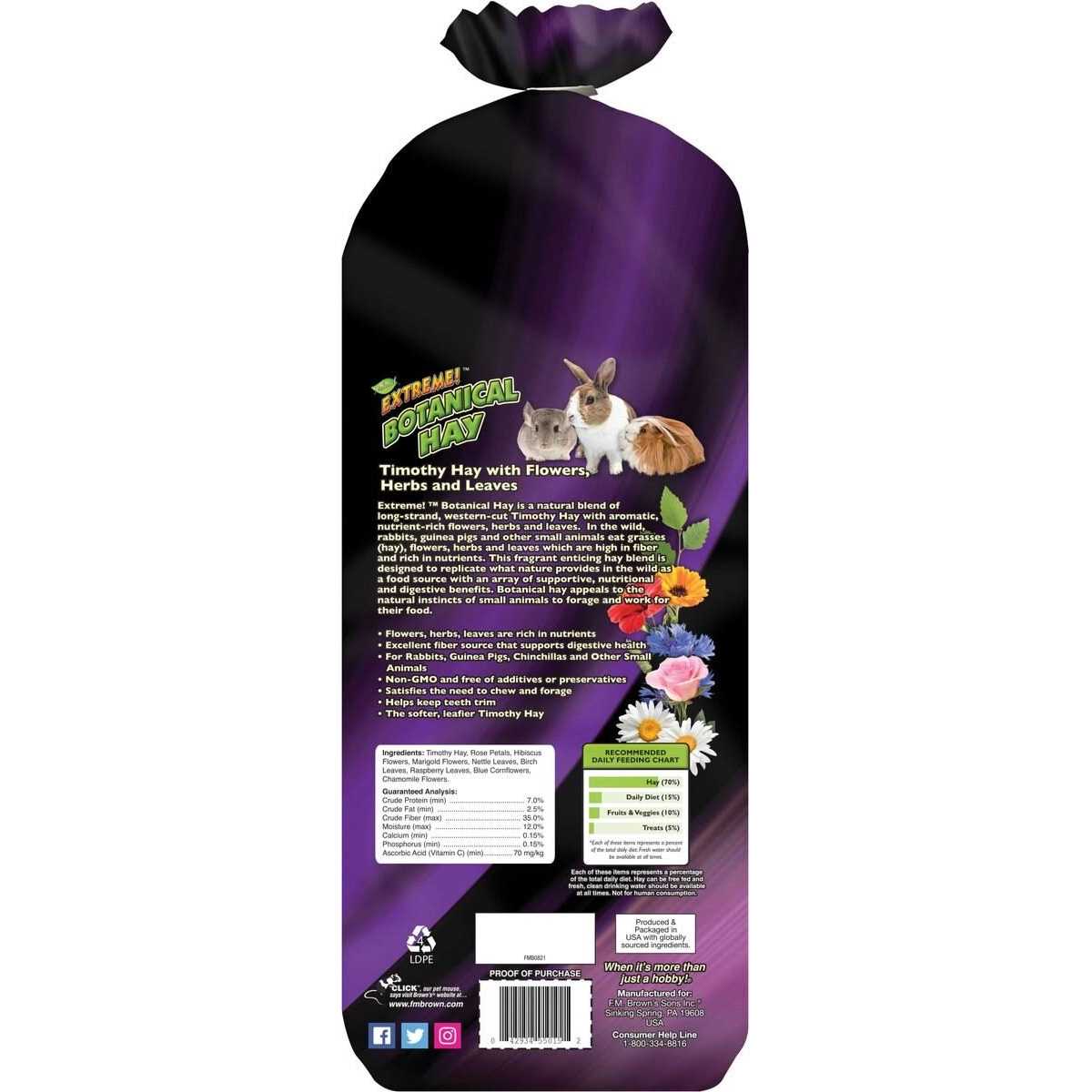 Extreme! Botanical Hay Small Animal Food