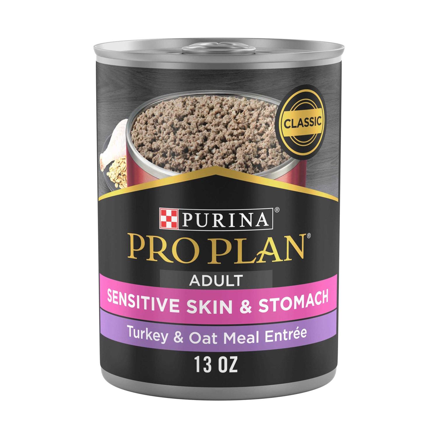 Purina Pro Plan Adult Sensitive Skin & Stomach Oat Meal Entree​ Wet Dog Food