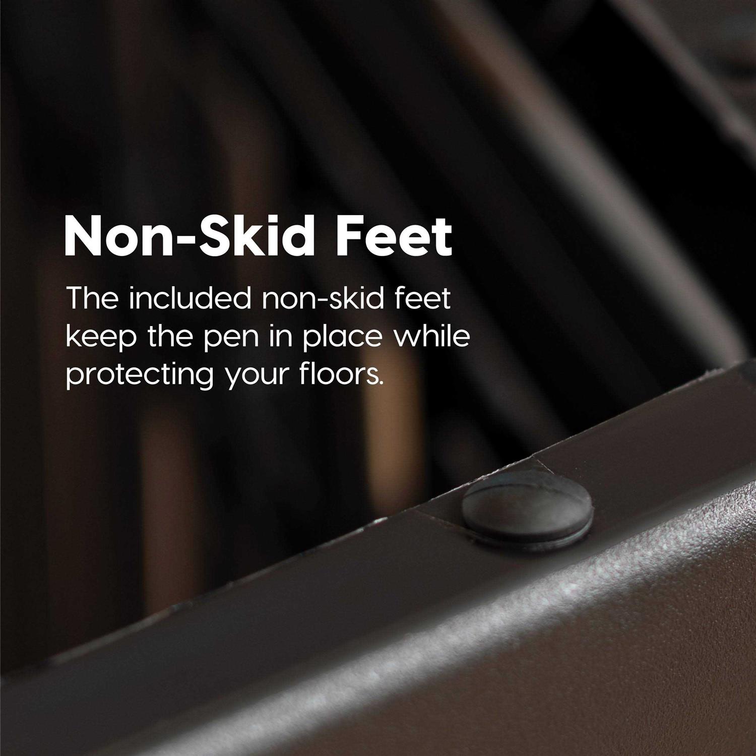 IRIS USA 6 Panel Exercise Pet Playpen with Door