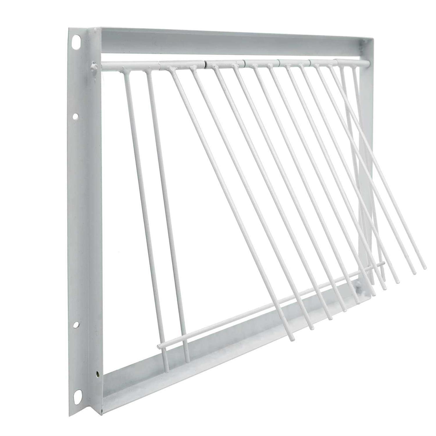 Junniu 11.8in/30cm Pigeon Cage Door One Way Entrance Door Bird T Trap Birdcage Iron Wire Trap Door for Racing Pigeon Bird Cage Breeding Supply