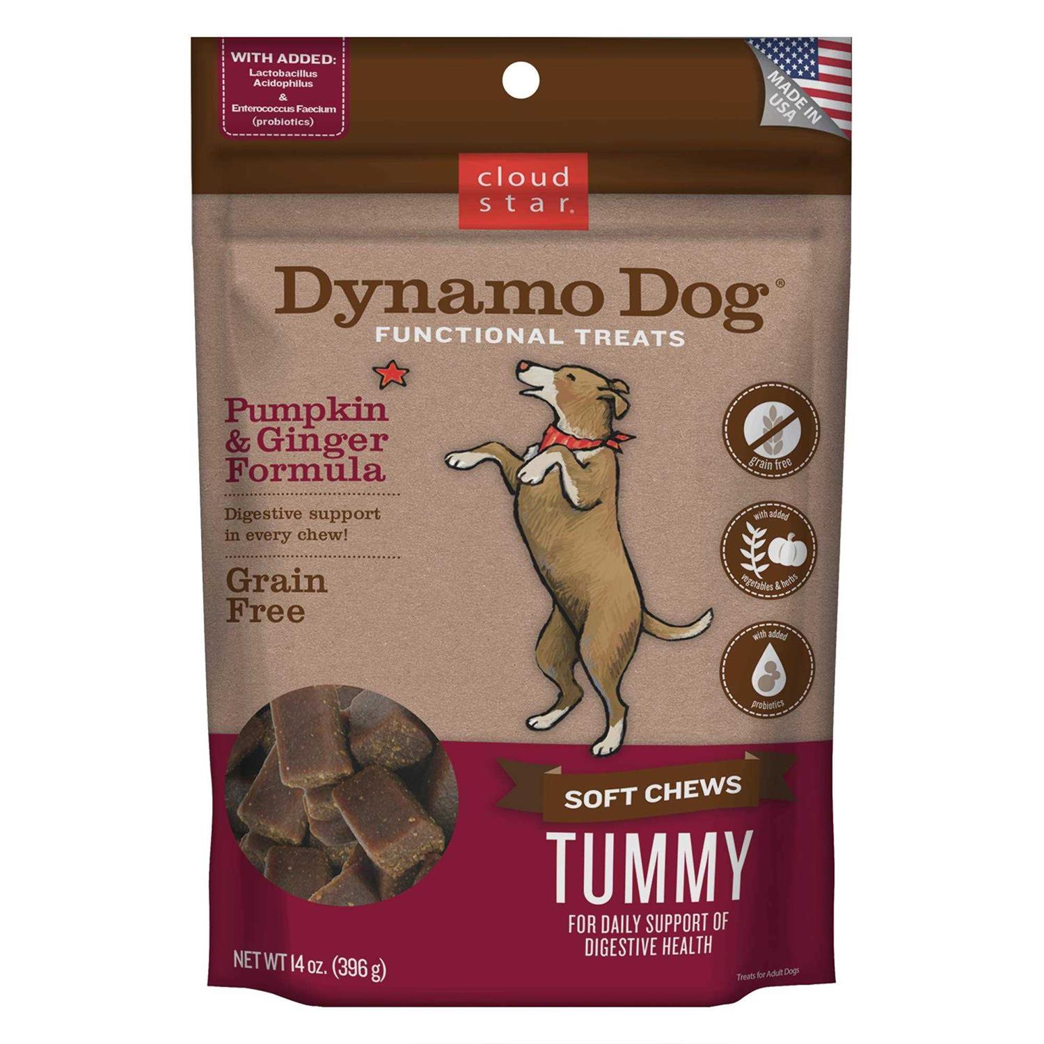 Cloud Star Dynamo Dog Pumpkin & Ginger Tummy Treats