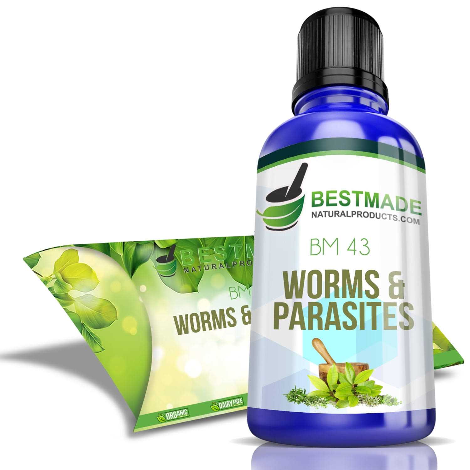 Bestmade Natural Products Worms and Parasites Remedy for Humans Bm43
