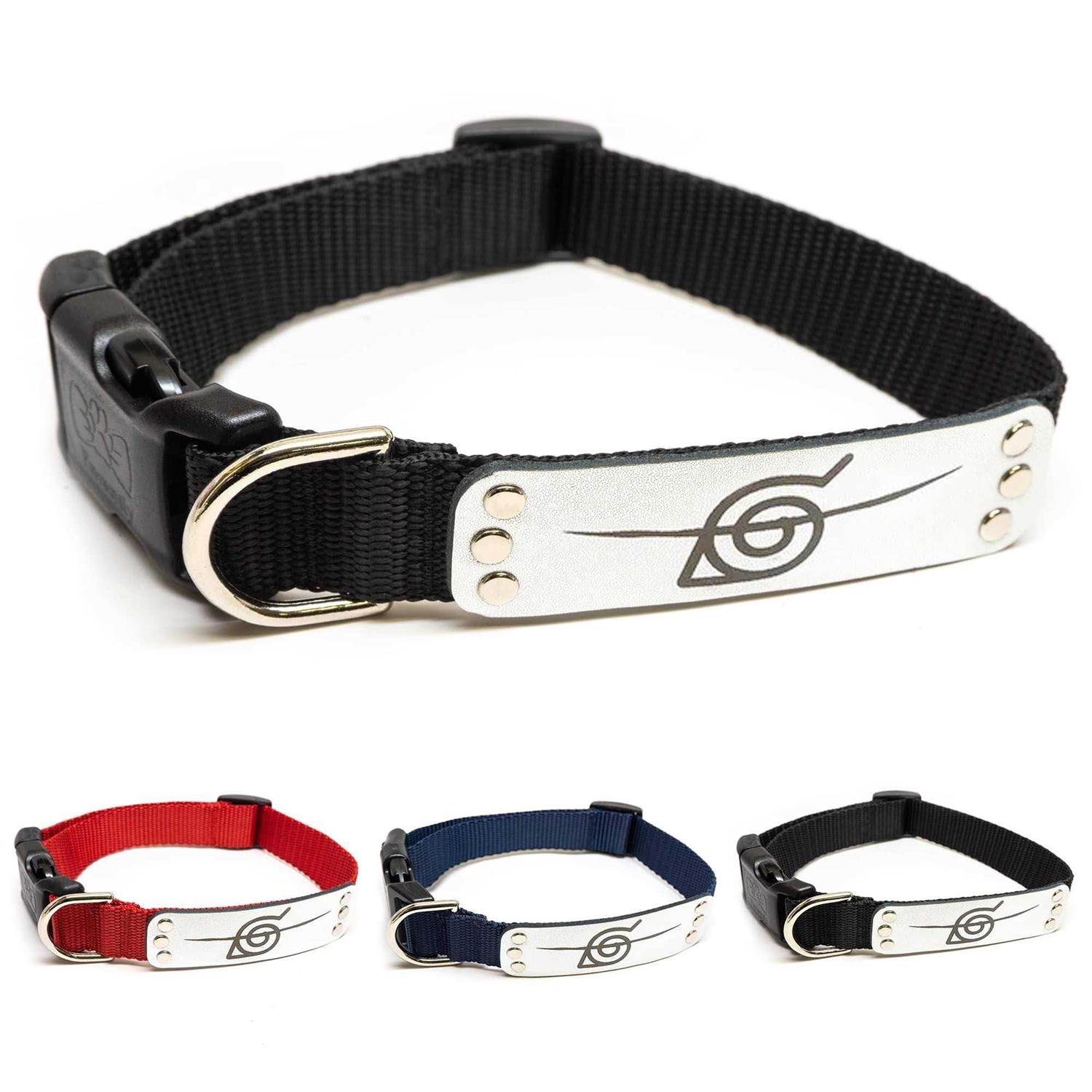 Naruto Dog Collar for Large Dogs Medium Xs/Small Puppy Collars – Officially Licensed Naruto Shippuden Hidden Leaf Village Anime Dog Collar