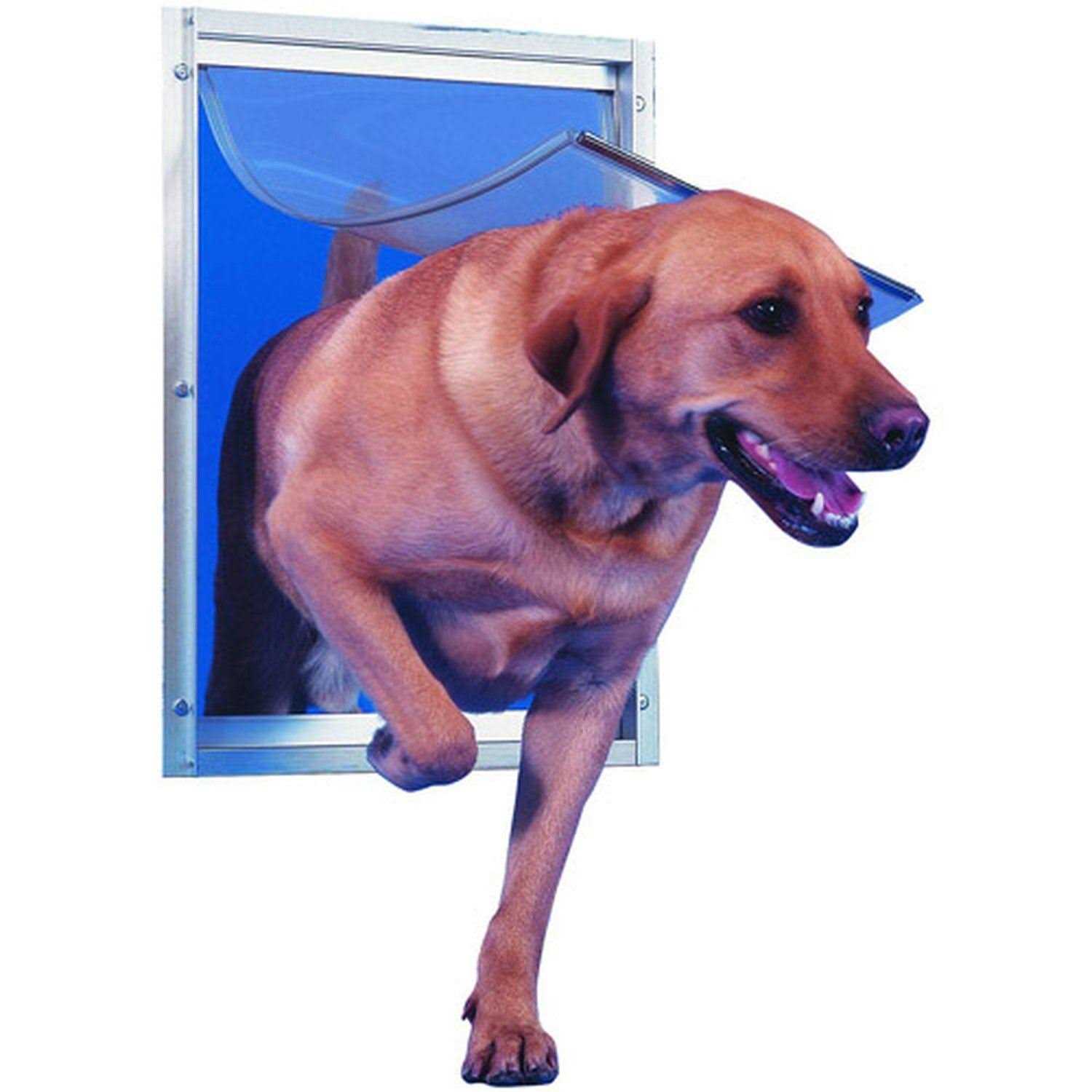 Ideal Pet Products Deluxe White Aluminum Pet Door
