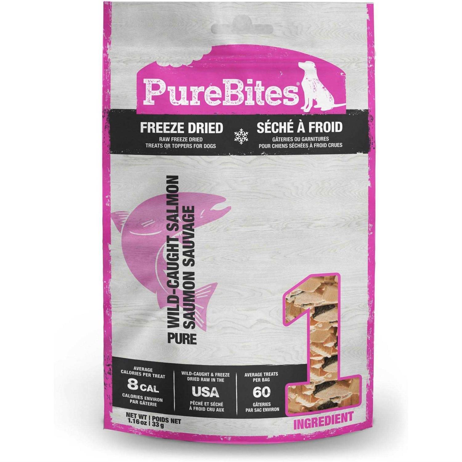 PureBites Freeze Dried Salmon Dog Treats