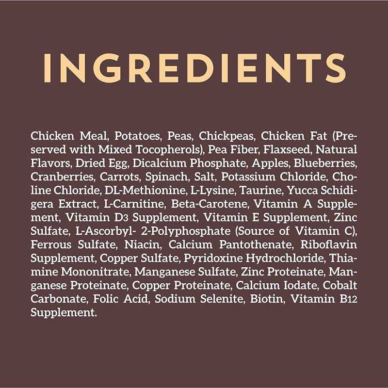 Wholesomes Chicken Meal & Chickpeas Grain Free Dry Dog Food