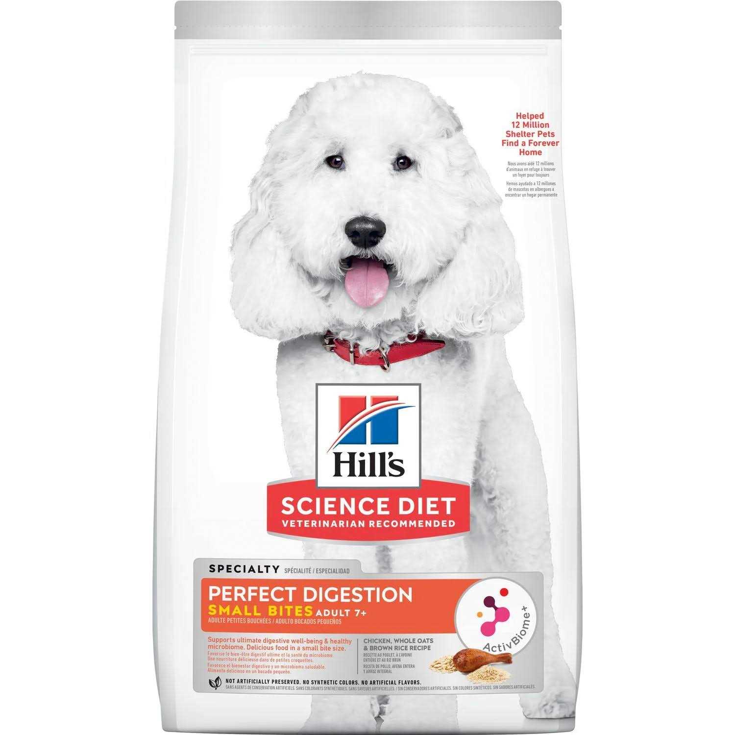 Hill’s Science Diet Adult 7+ Perfect Digestion Chicken Dry Dog Food