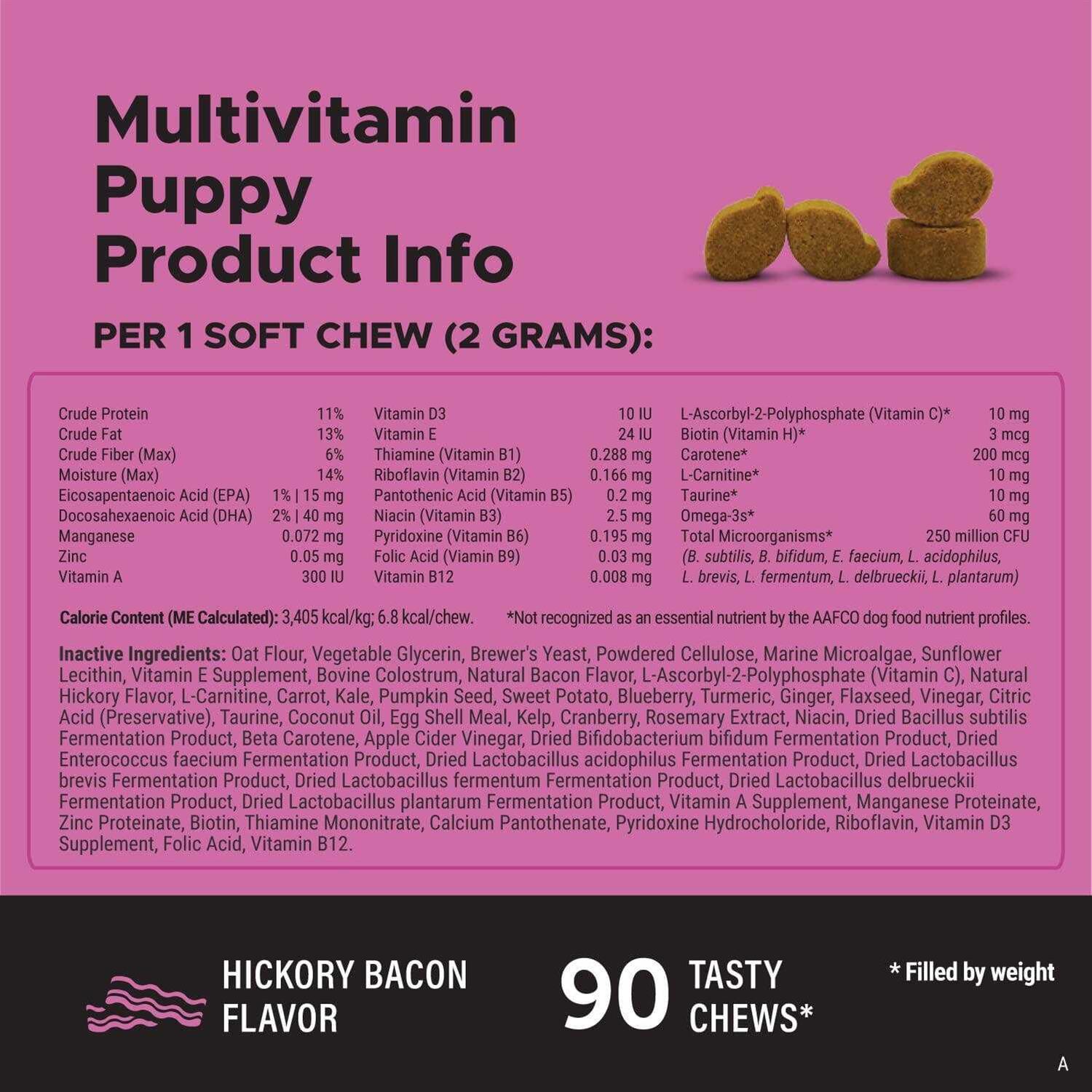 Pet Honesty Puppy Multivitamin Glucosamine Soft Chews
