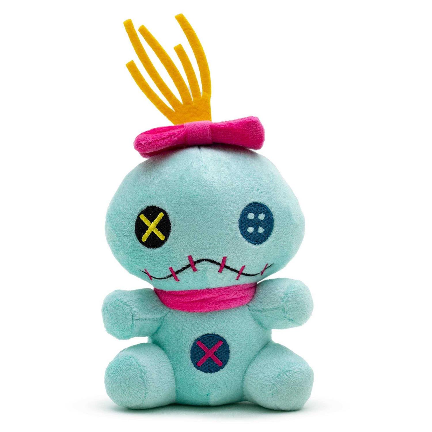 Buckle-Down Dog Toy Squeaker Plush Lilo and Stitch Scrump Sitting Pose