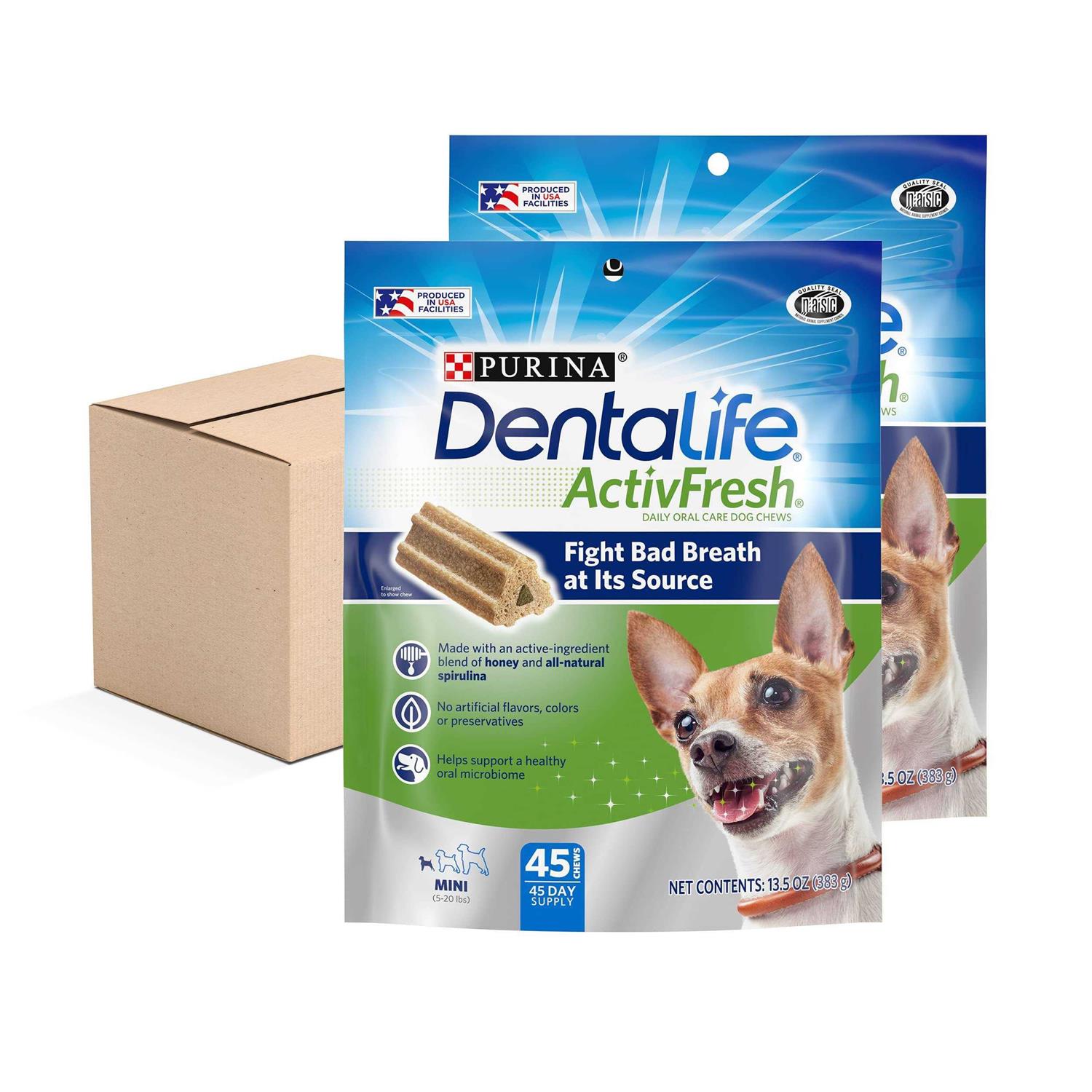 DentaLife Purina ActivFresh Daily Oral Care Mini Dog Chews