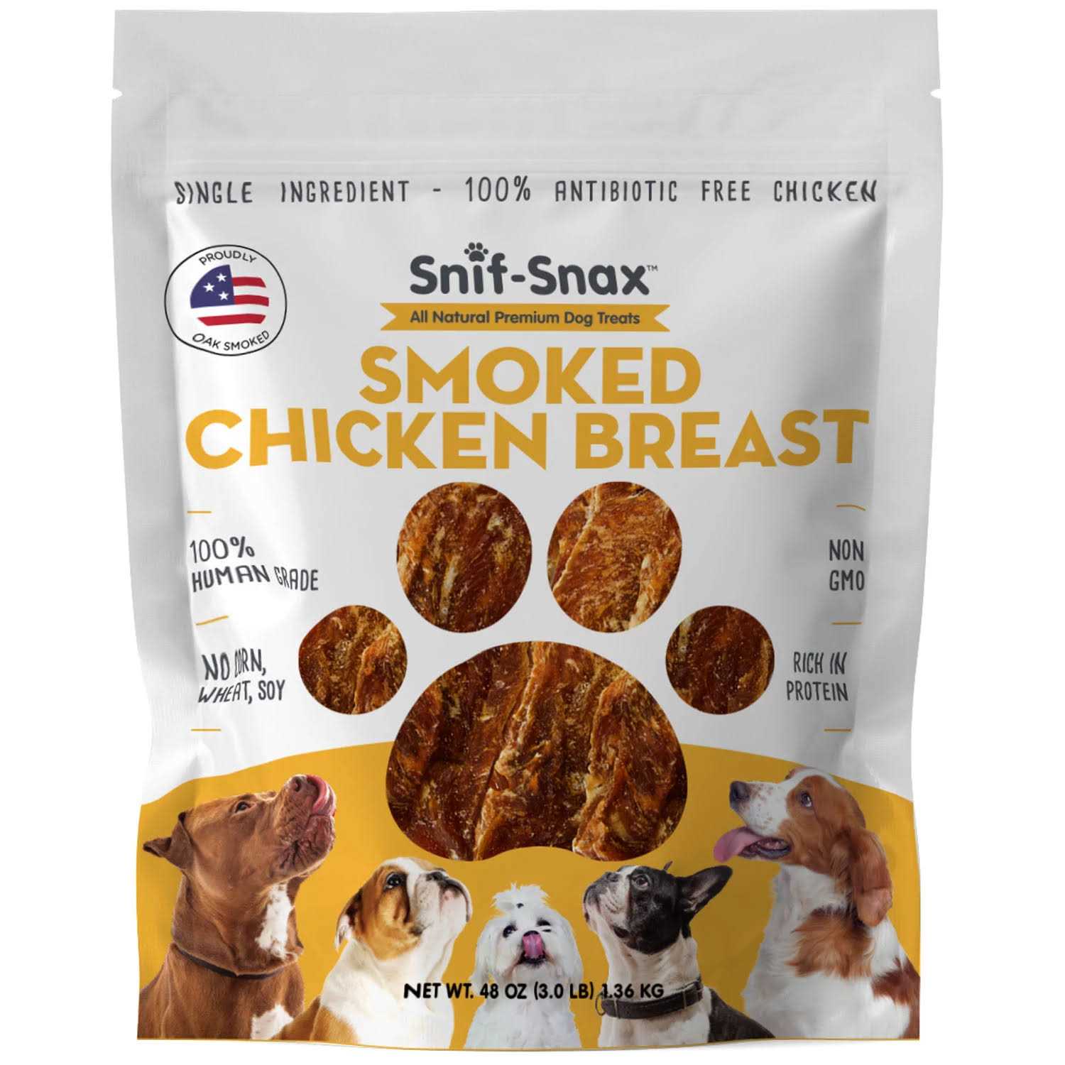 Snif-Snax Smoked Chicken Breast Dog Treats