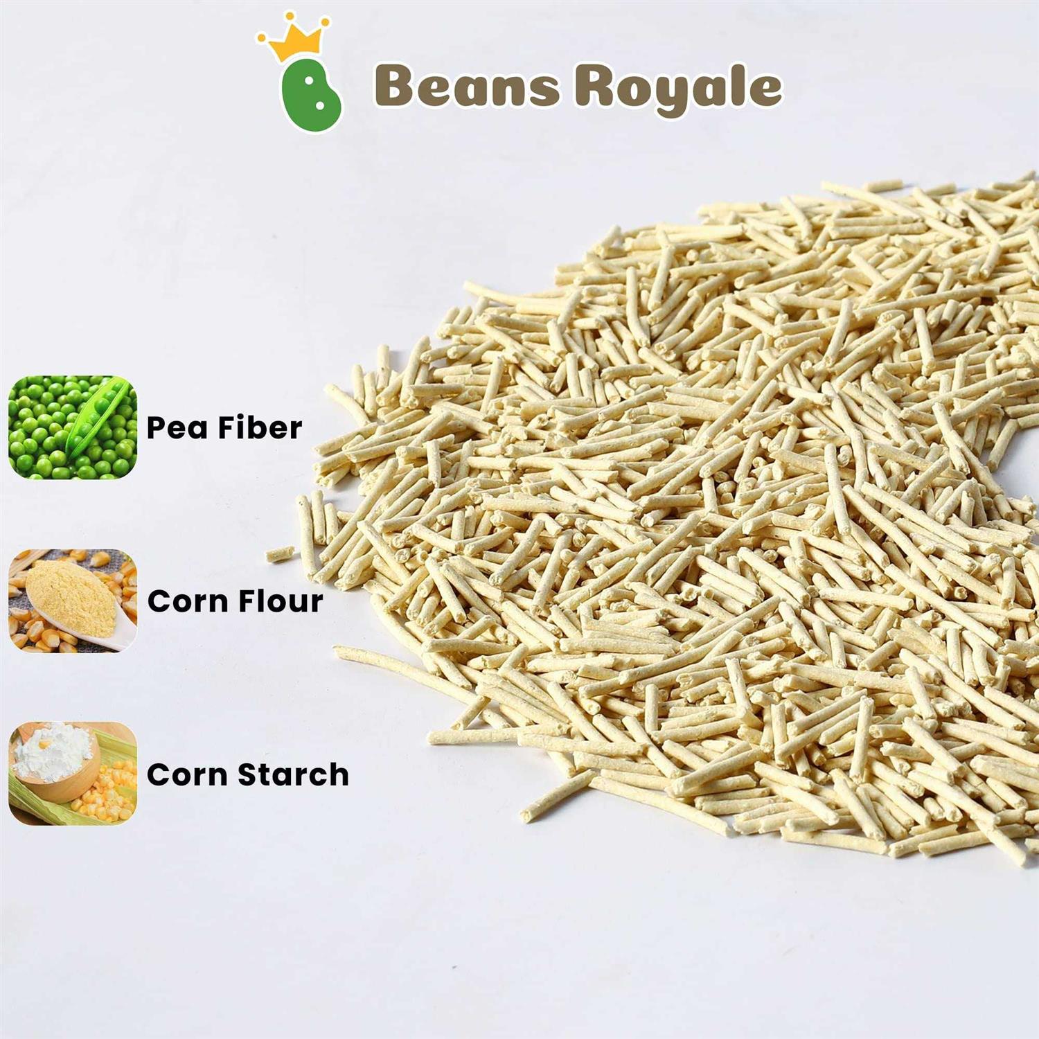 Beans Royale 2pcs Pack Tofu Cat Litter Clumping Kitty Litter
