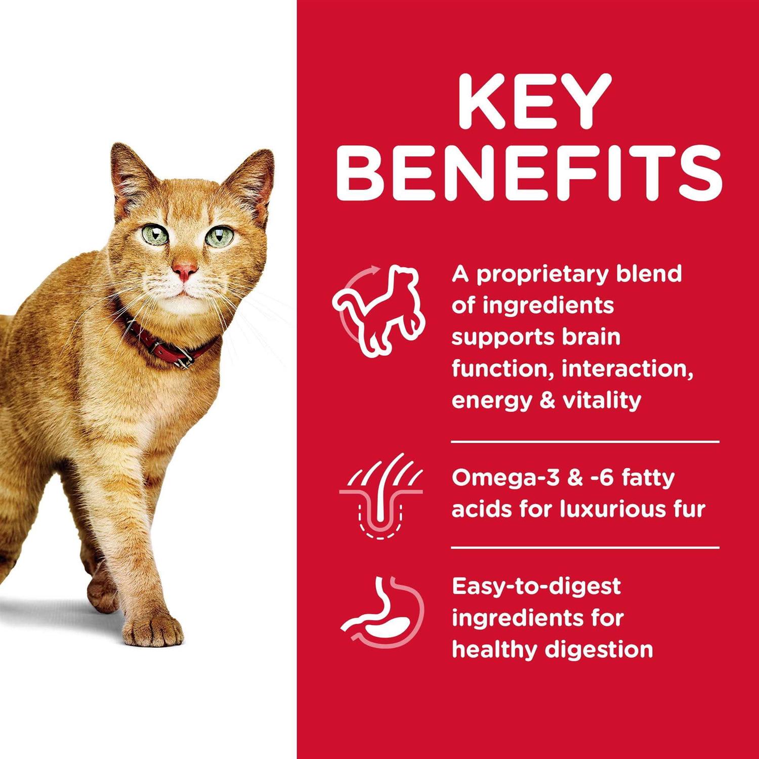 Hill’s Science Diet Adult 7+ Senior Vitality Dry Cat Food