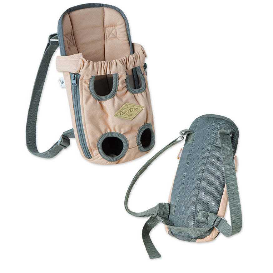 Touchdog Wiggle-Sack Fashion Designer Front and Backpack Dog Carrier