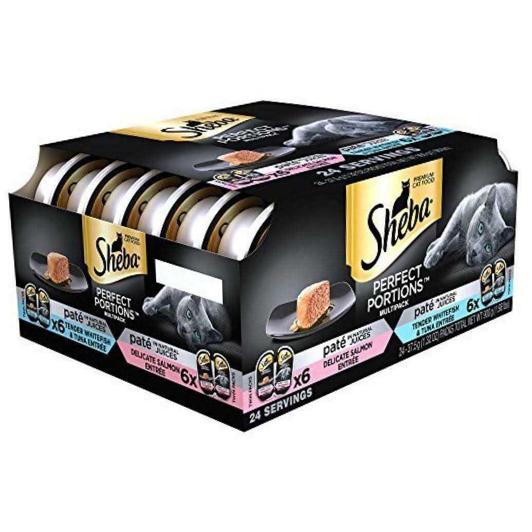 Sheba Perfect Portions Pate Wet Cat Food Variety Pack