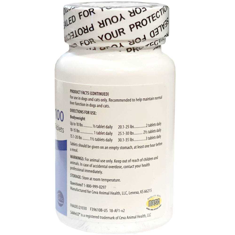 SAMeLQ 100mg 30 Chewable Tablets