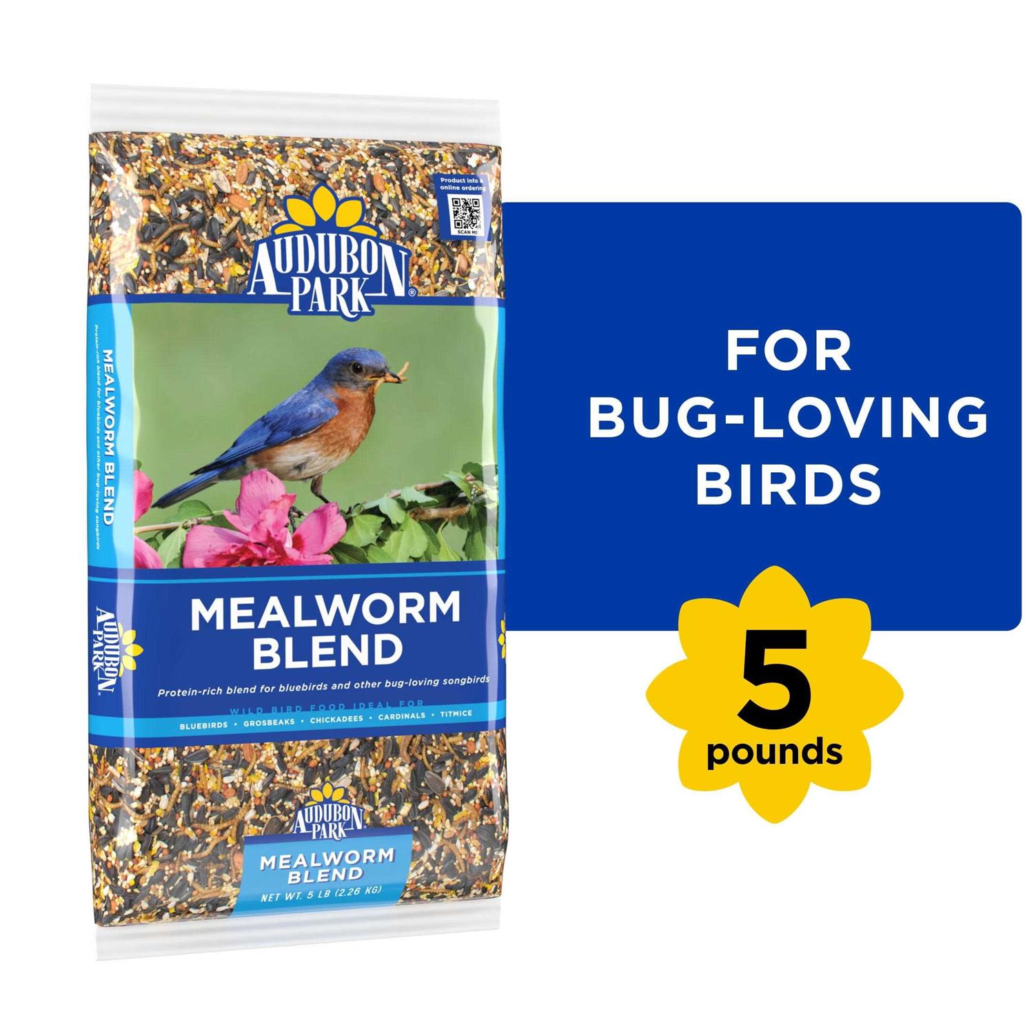 Audubon Park Mealworm Blend Wild Bird Food