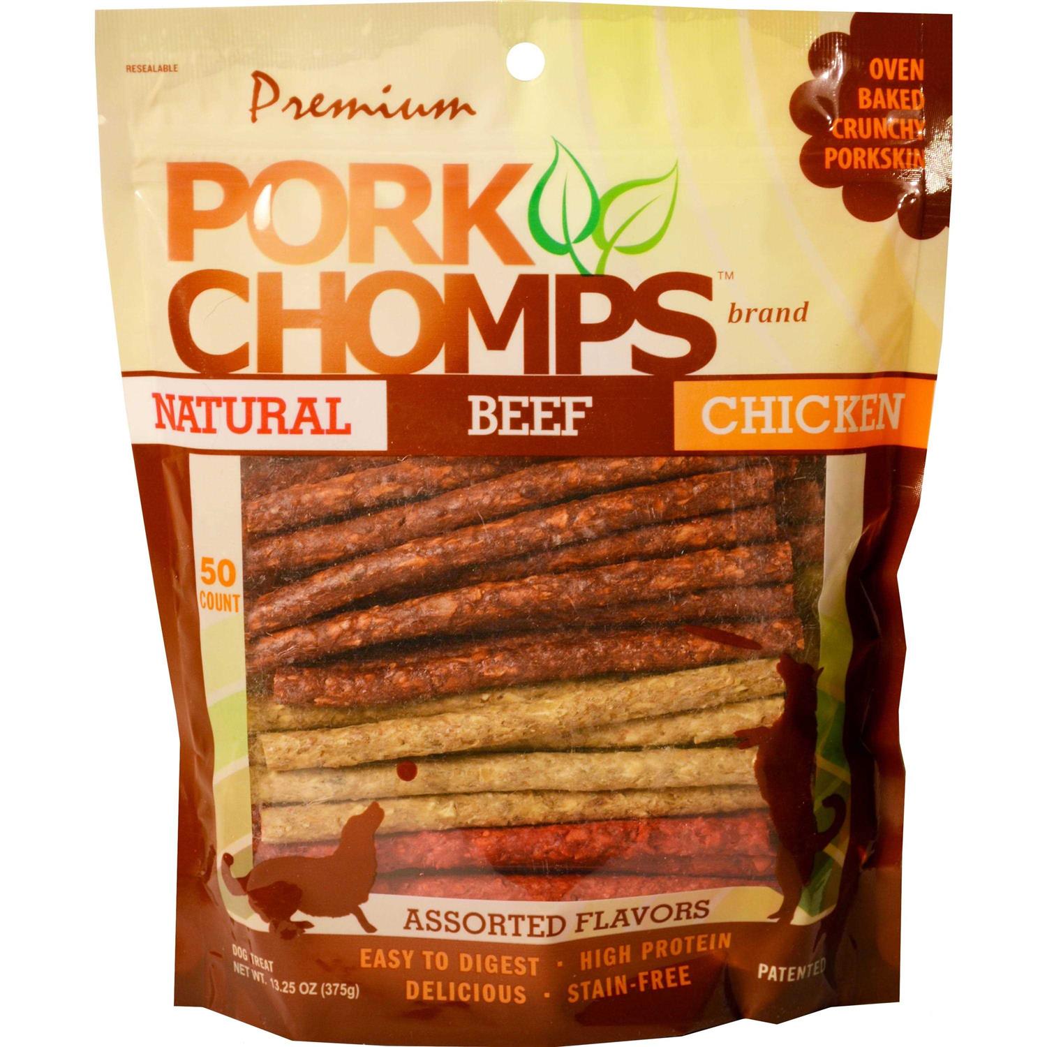 Pork Chomps Premium Assorted Munchy Sticks