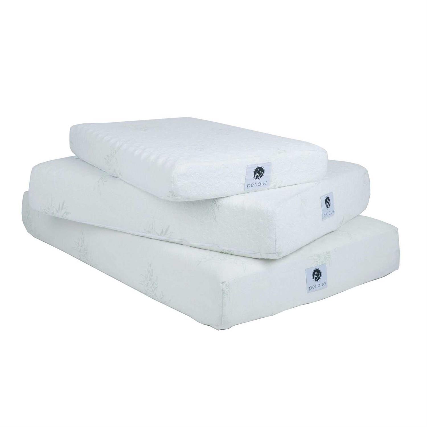 Petique Bamboo Memory Foam Pet Bed