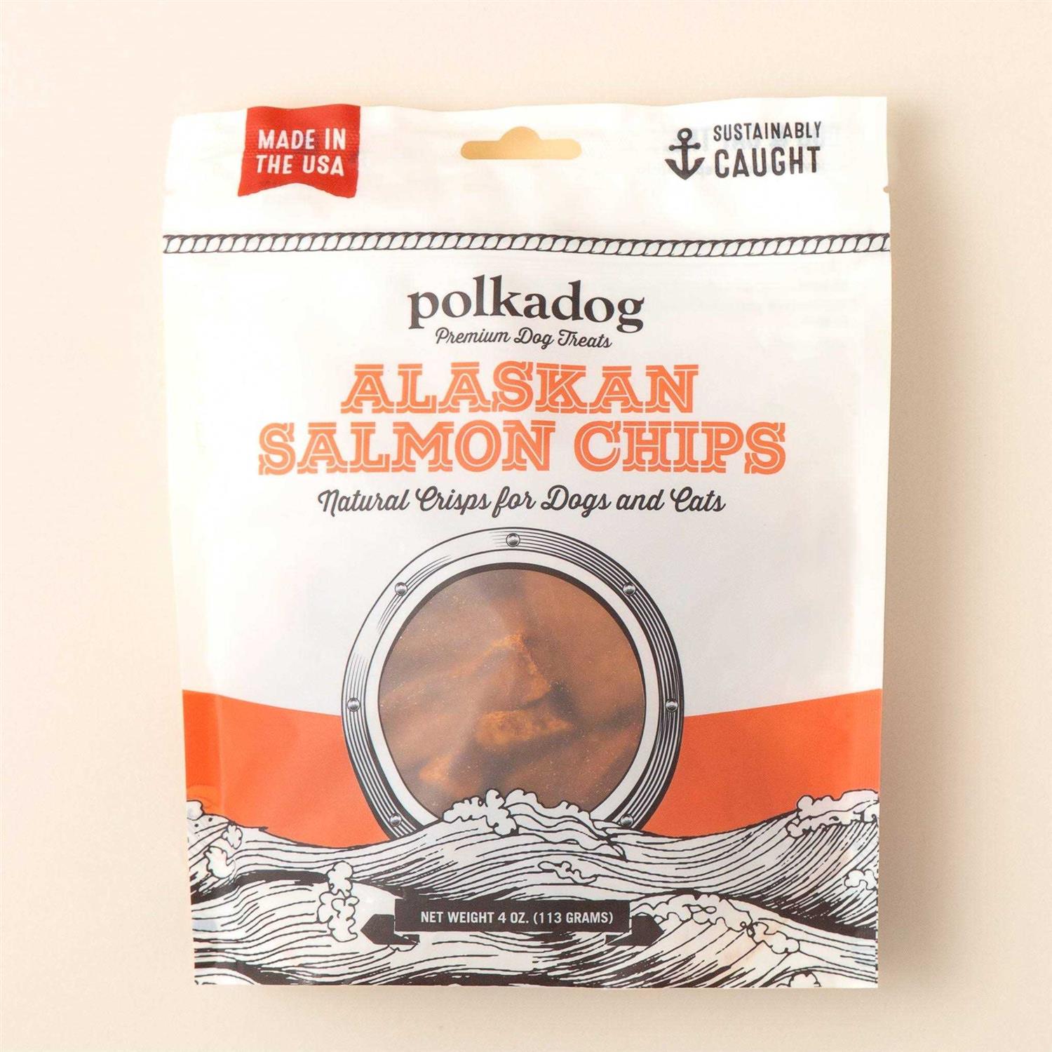 Polkadog Alaskan Salmon Chips Premium Dog Treats