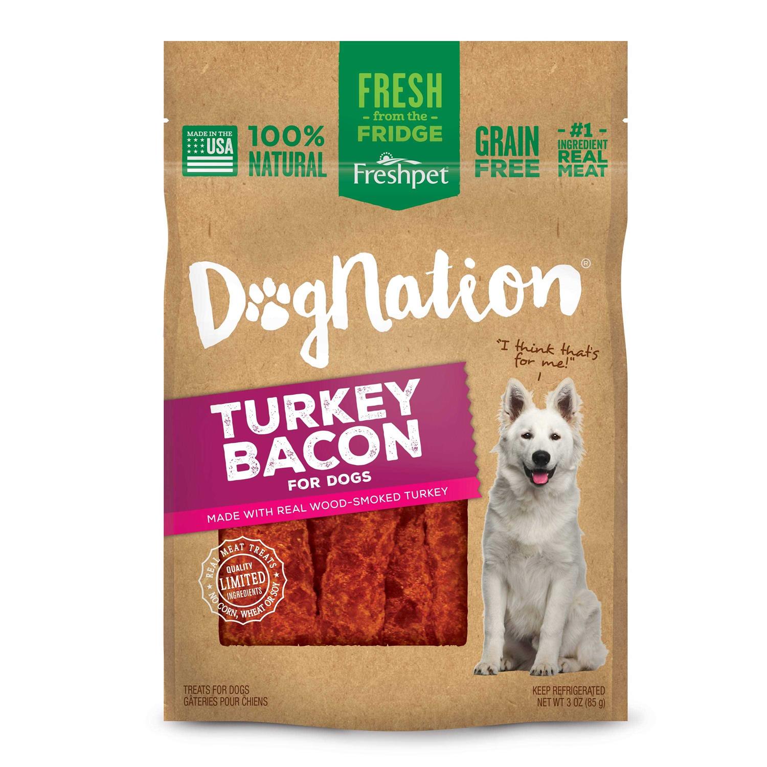 Freshpet Dognation Turkey Bacon Treats