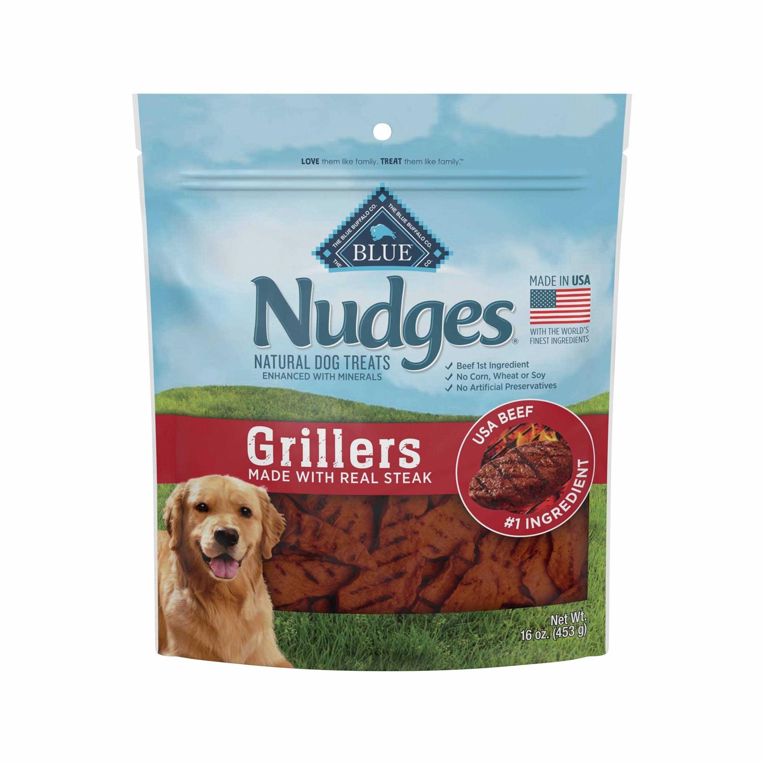 Blue Buffalo Nudges Grillers Natural Dog Treats