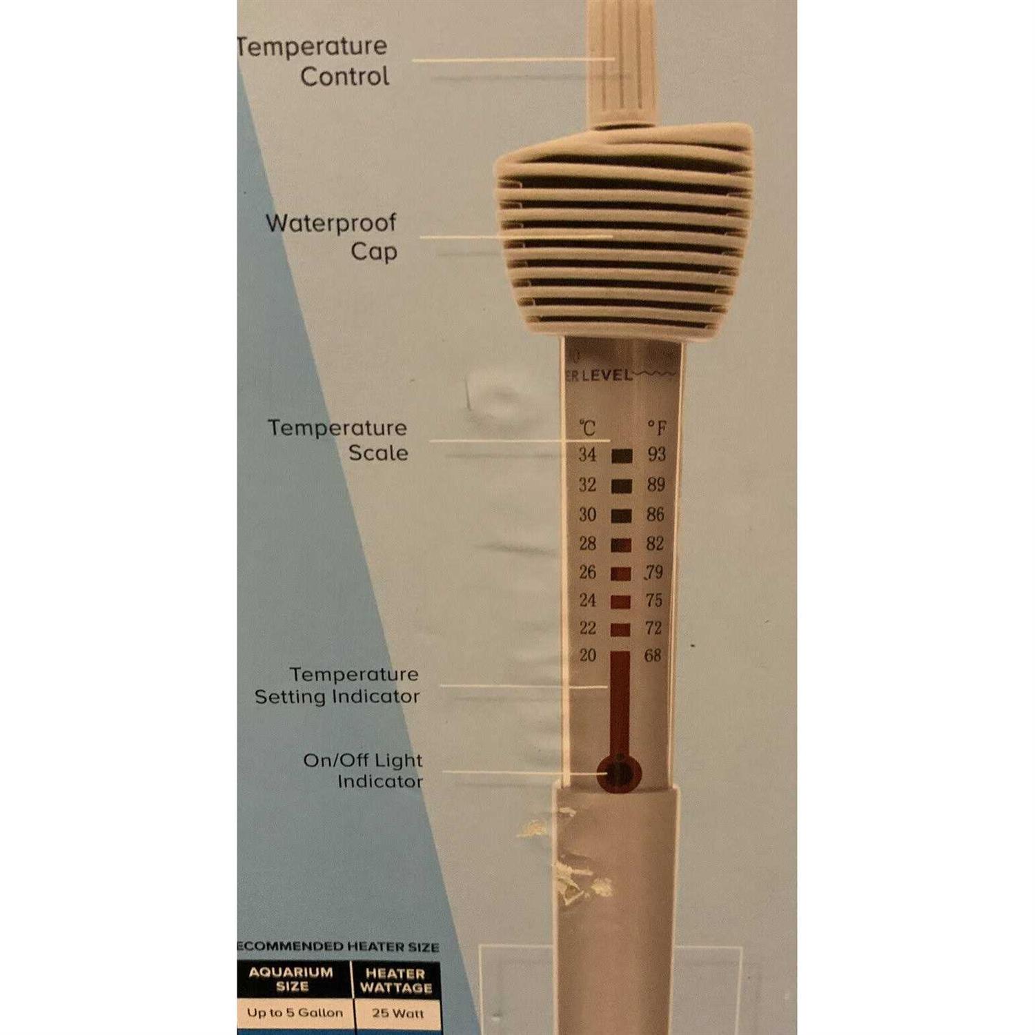 Top Fin Submersible Aquarium Tank Heater