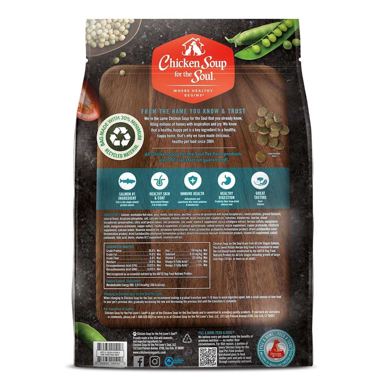 Chicken Soup for The Soul Grain Free Pea Sweet Potato Dry Dog Food