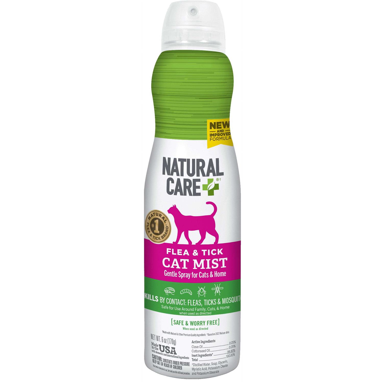 Natural Care Flea & Tick Spray for Cats