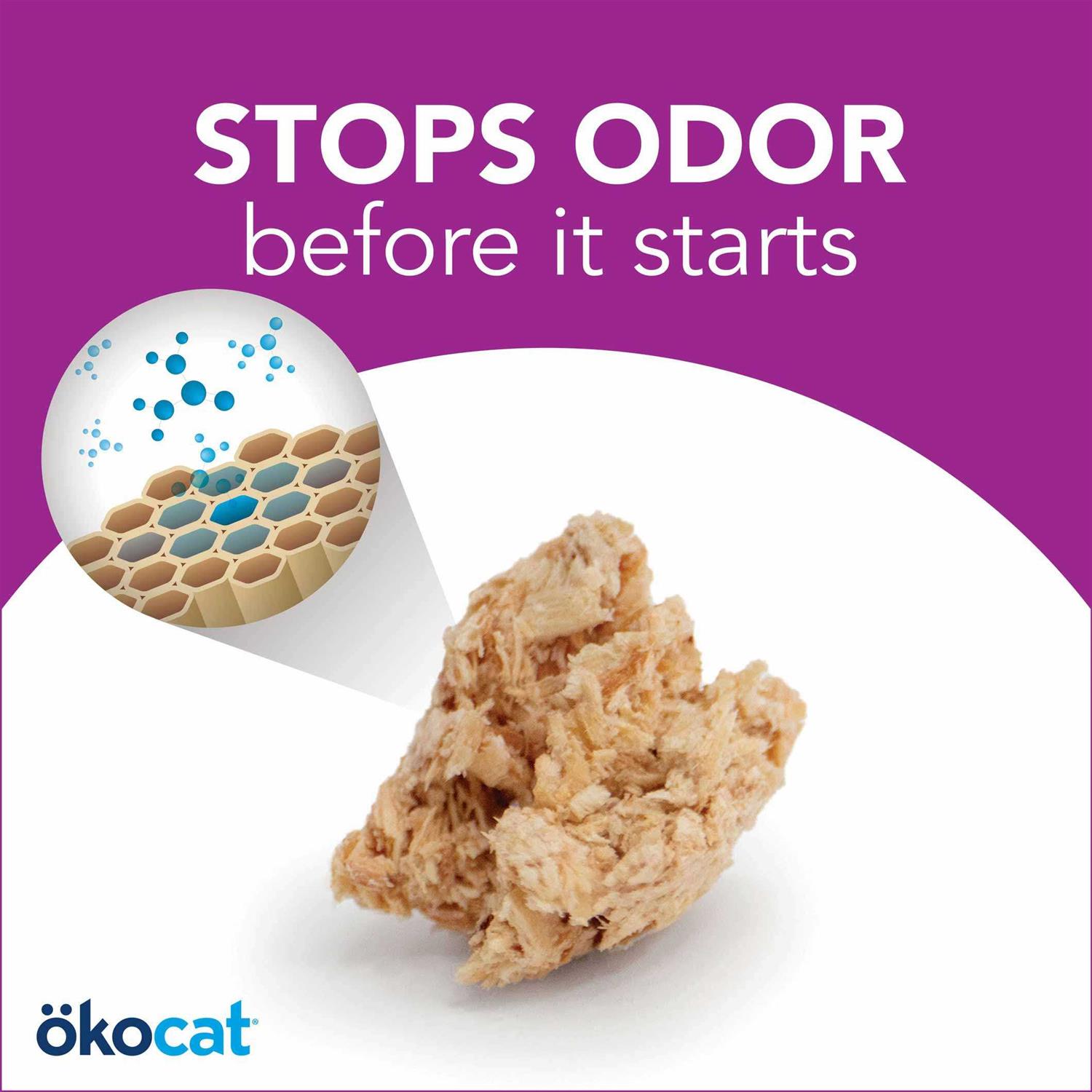 Okocat Low Tracking Clumping Mini Pellets Wood Cat Litter
