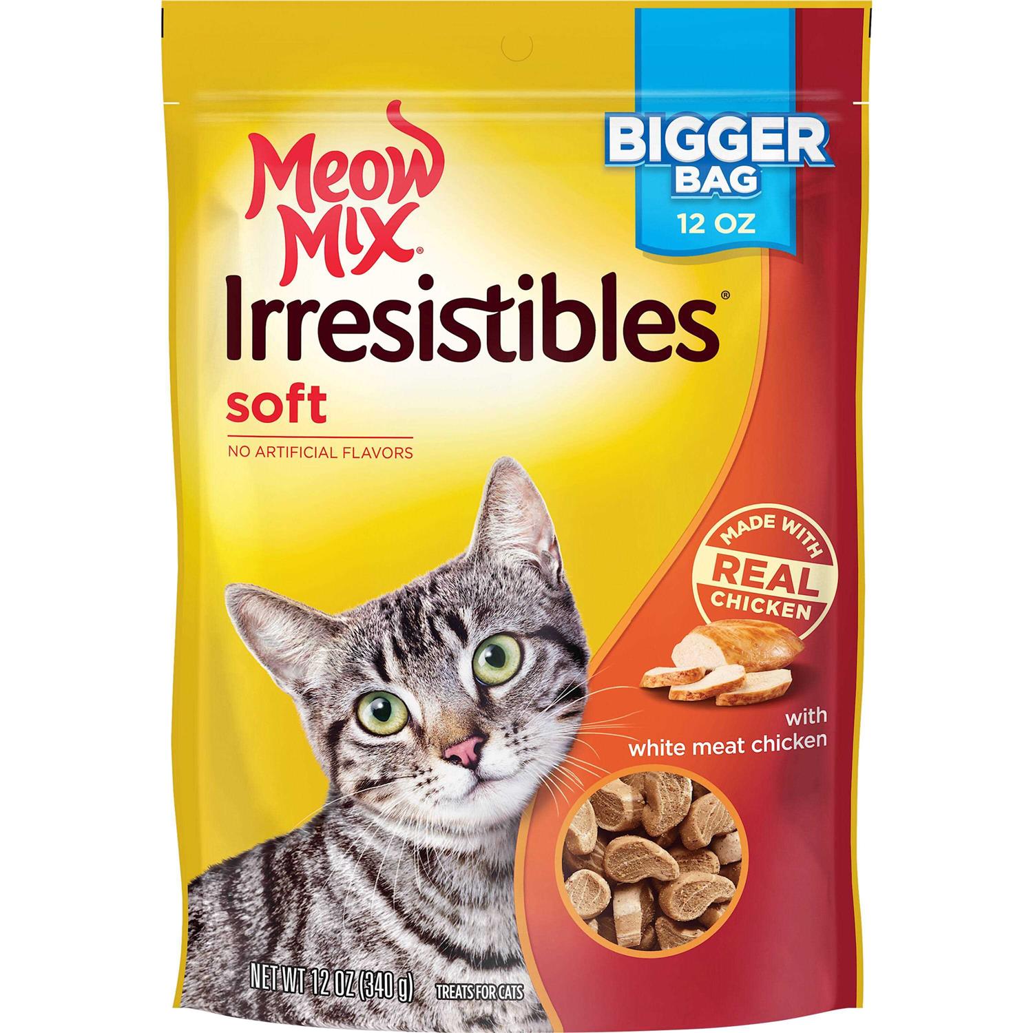 Meow Mix Irresistibles Cat Treats Soft