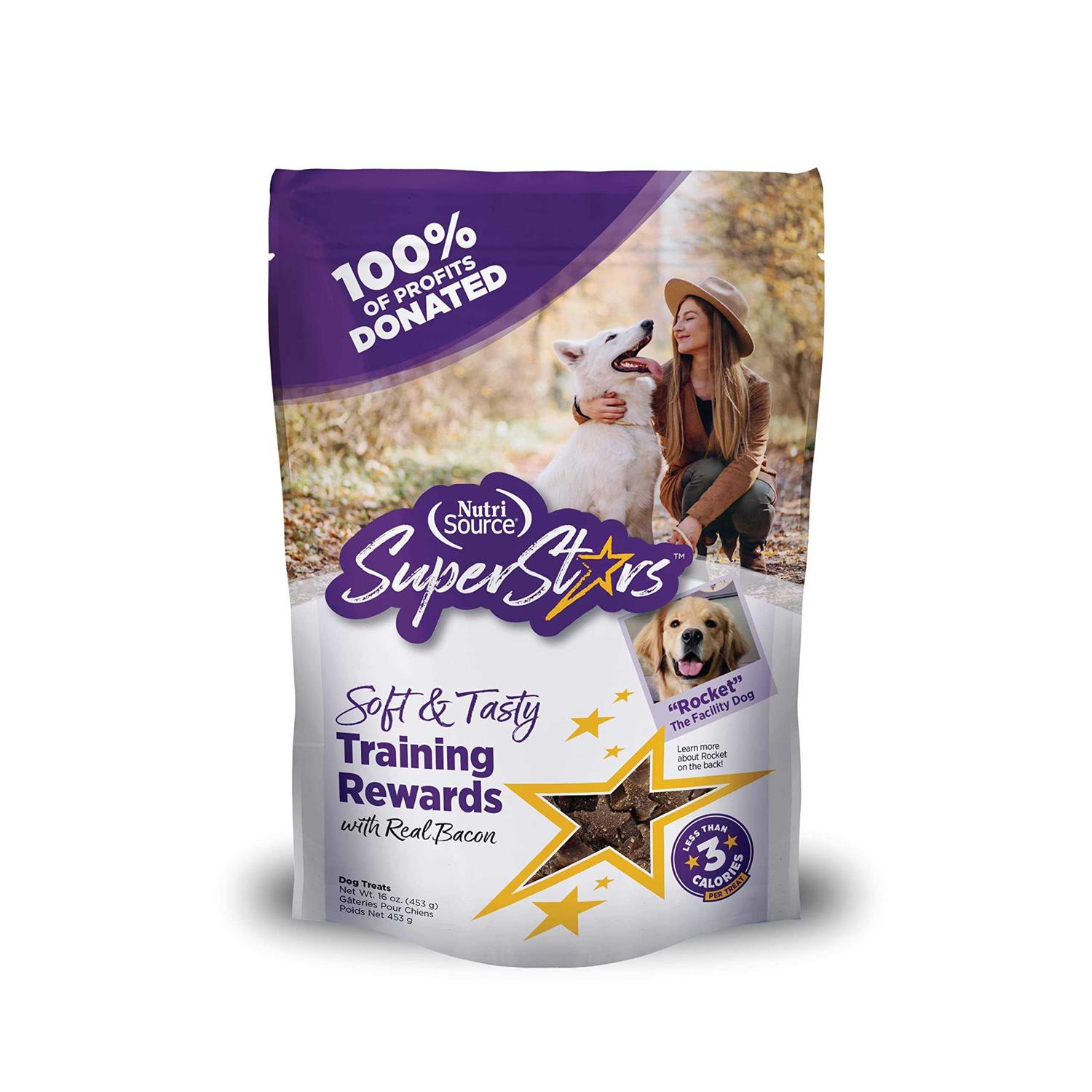 NutriSource SuperStars Bacon Dog Training Treats