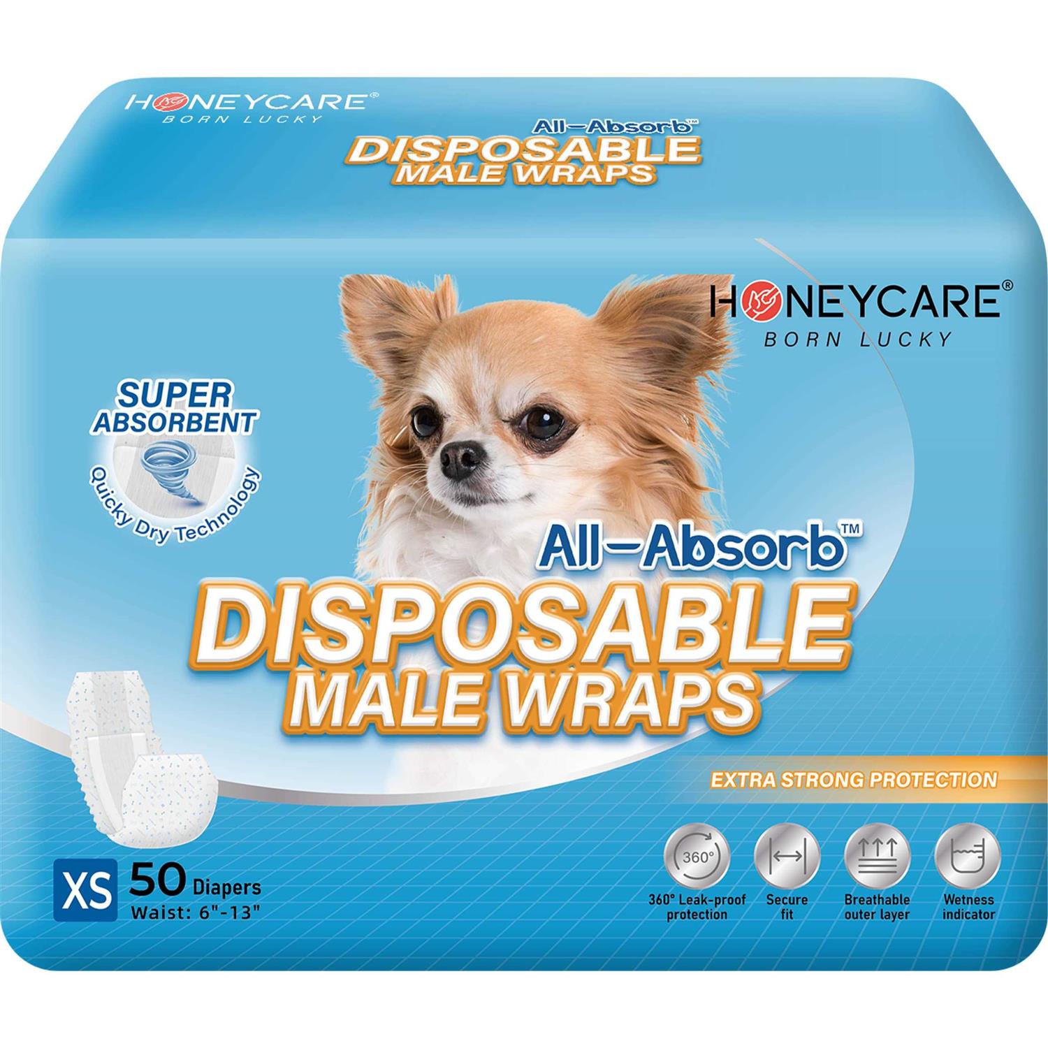 Honey Care All-Absorb A27 Male Dog Wrap