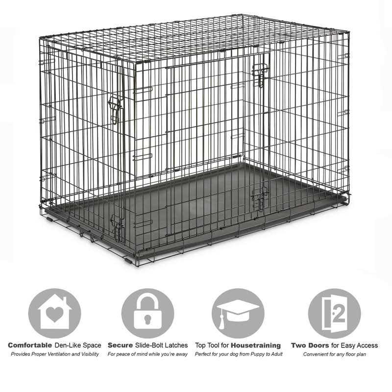 New World Pet Products New World Pet Newly Enhanced Single Door New World Dog crate