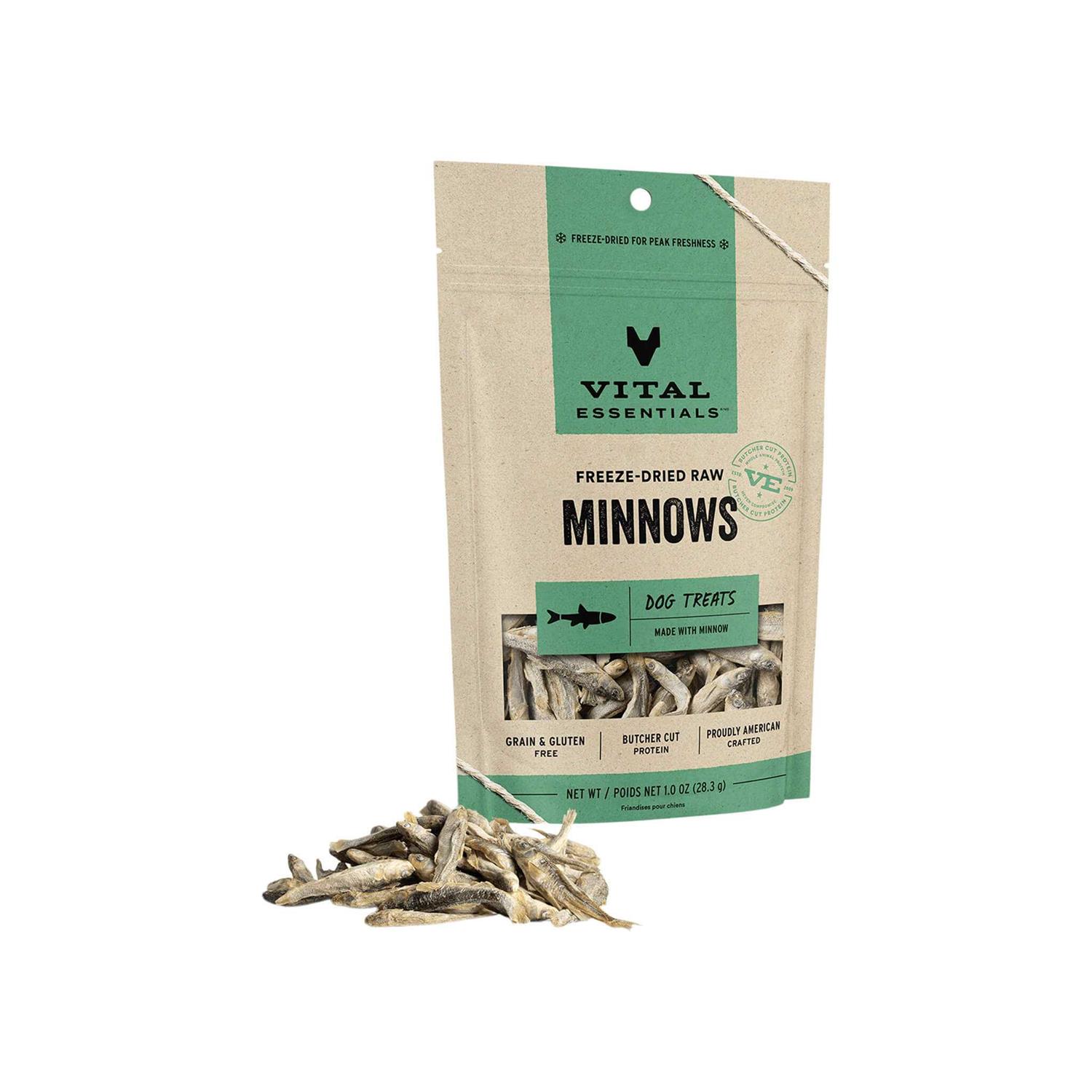 Vital Essentials Freeze Dried Minnows Dog Treats