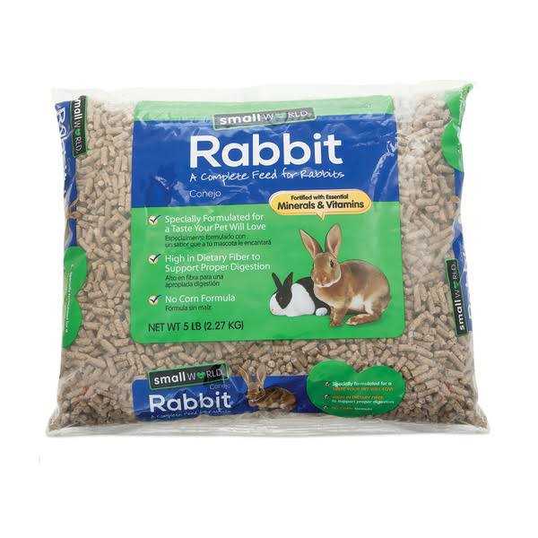 Small World Complete Rabbit Feed Fortified with Essential Minerals & Vitamins