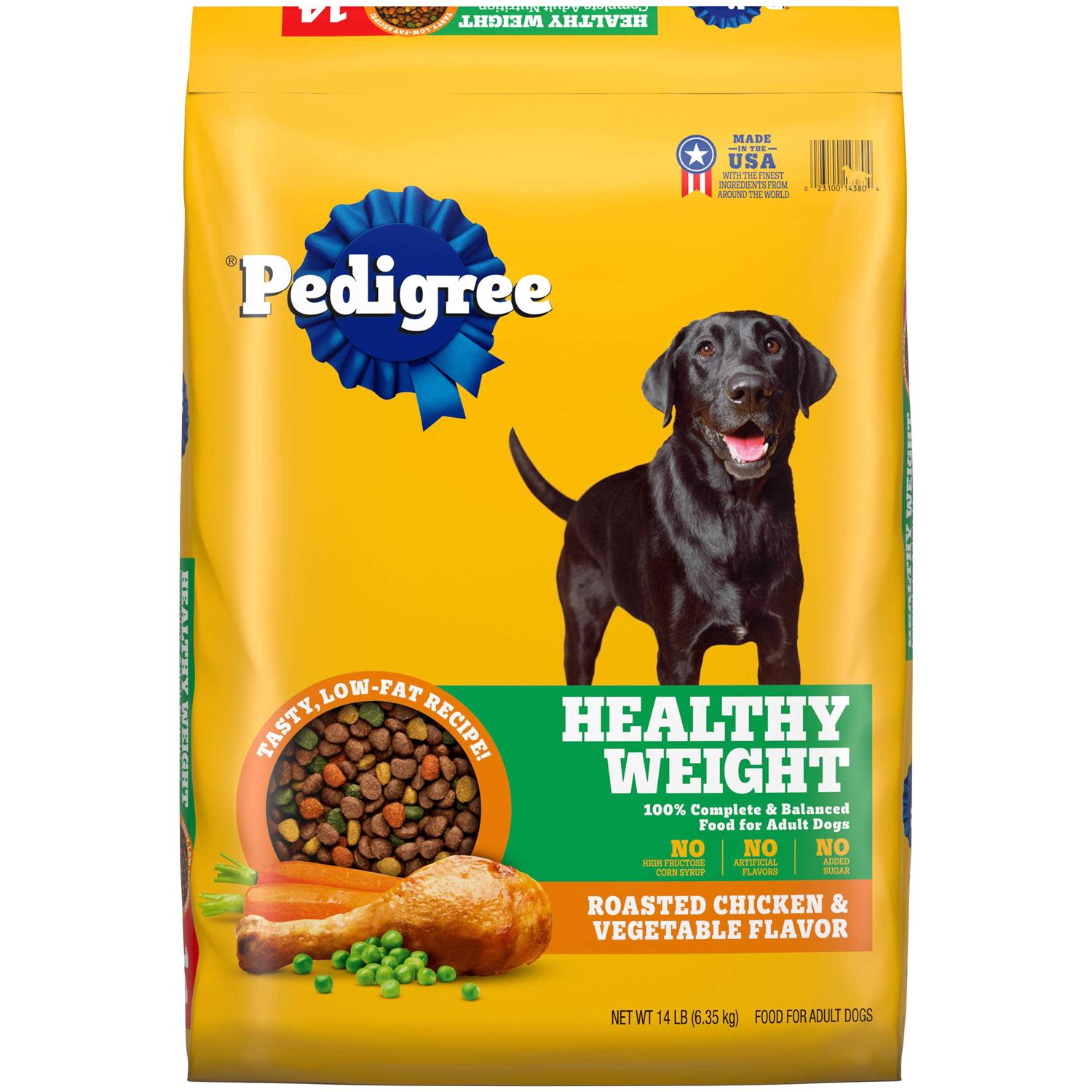 Pedigree Healthy Weight Roasted Chicken & Vegetable Flavor Adult Dry Dog Food
