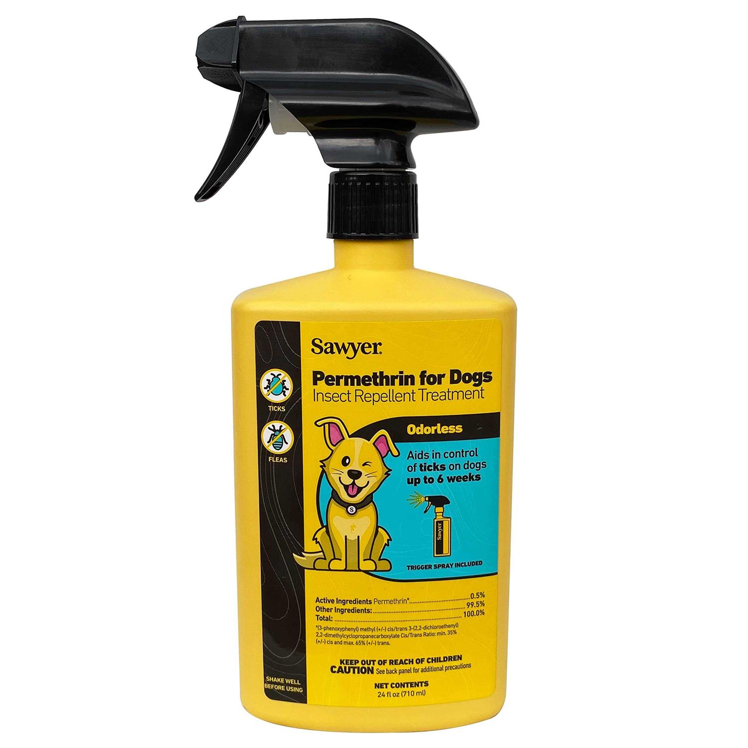 Sawyer Permethrin Insect Repellent Treatment for Dogs