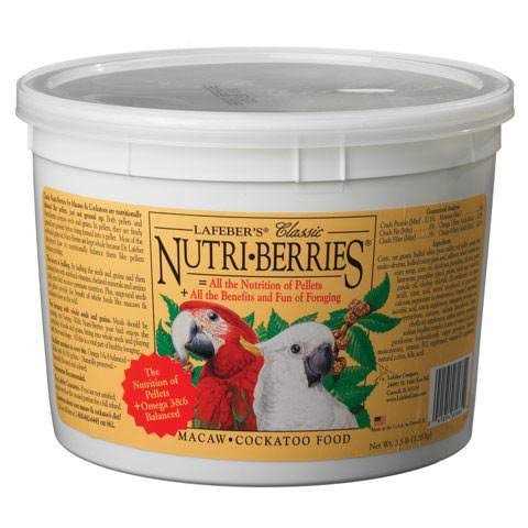Lafeber Classic Nutri-Berries Macaw & Cockatoo Food