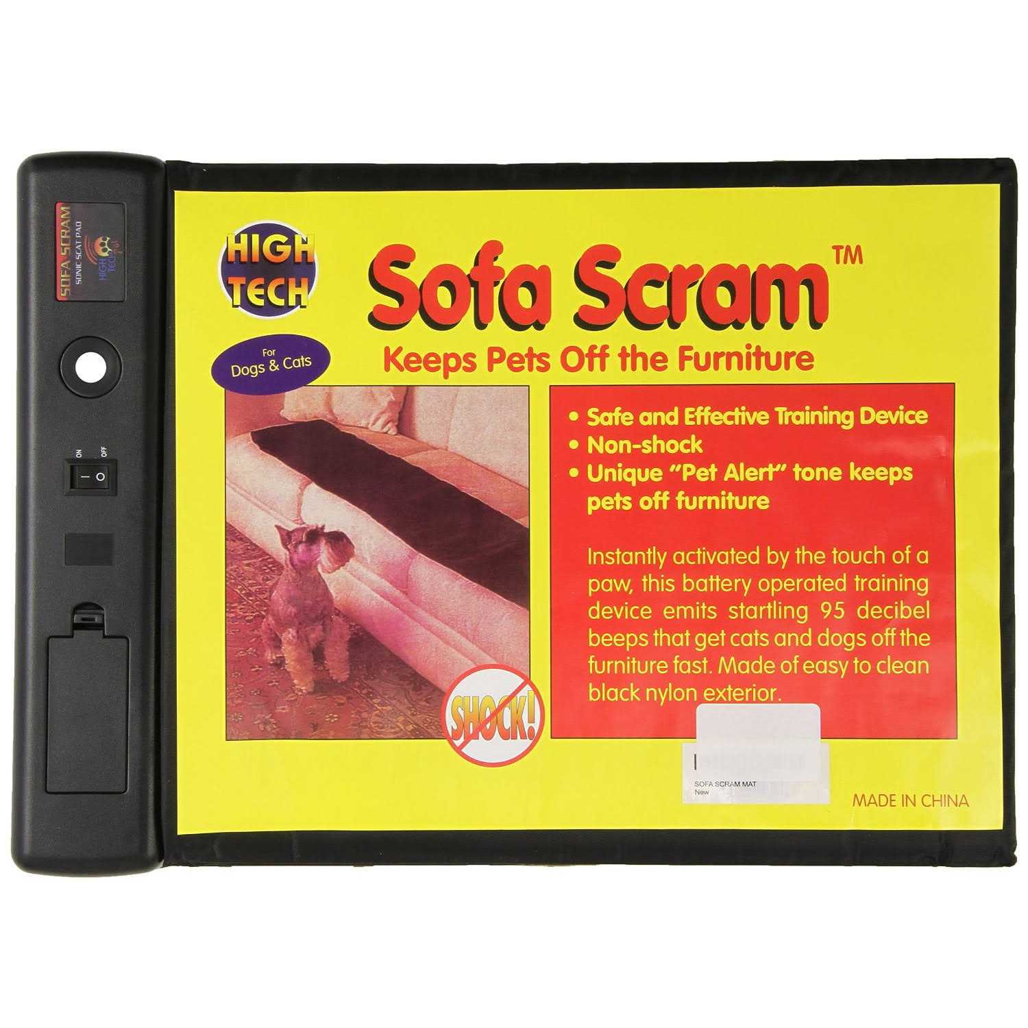 High Tech Pet Sofa Scram Dog Cat Repellent