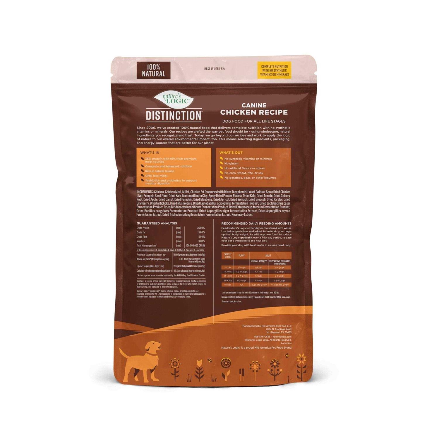 Nature’s Logic Distinction Beef Recipe Dry Dog Food