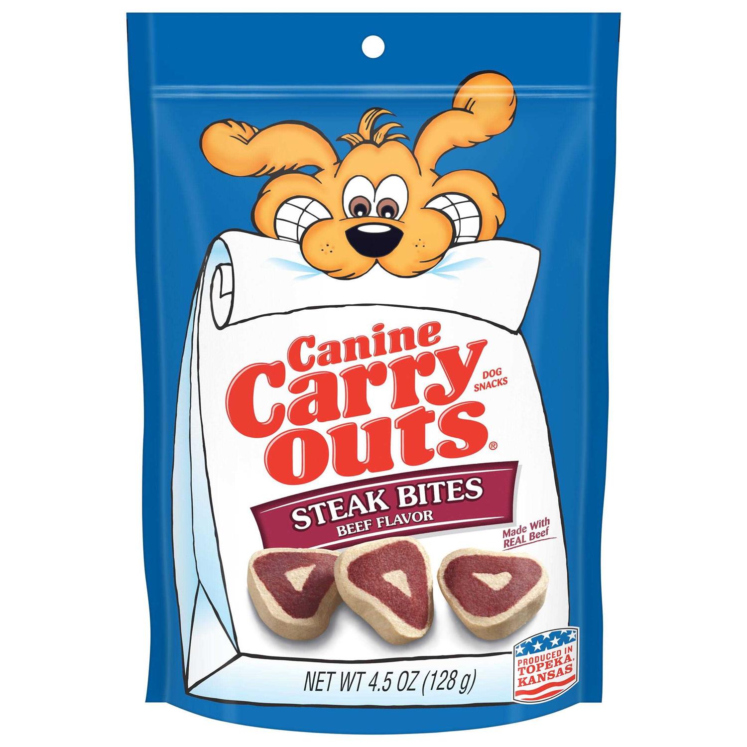 Canine Carry Outs Beef Flavor Dog Treats