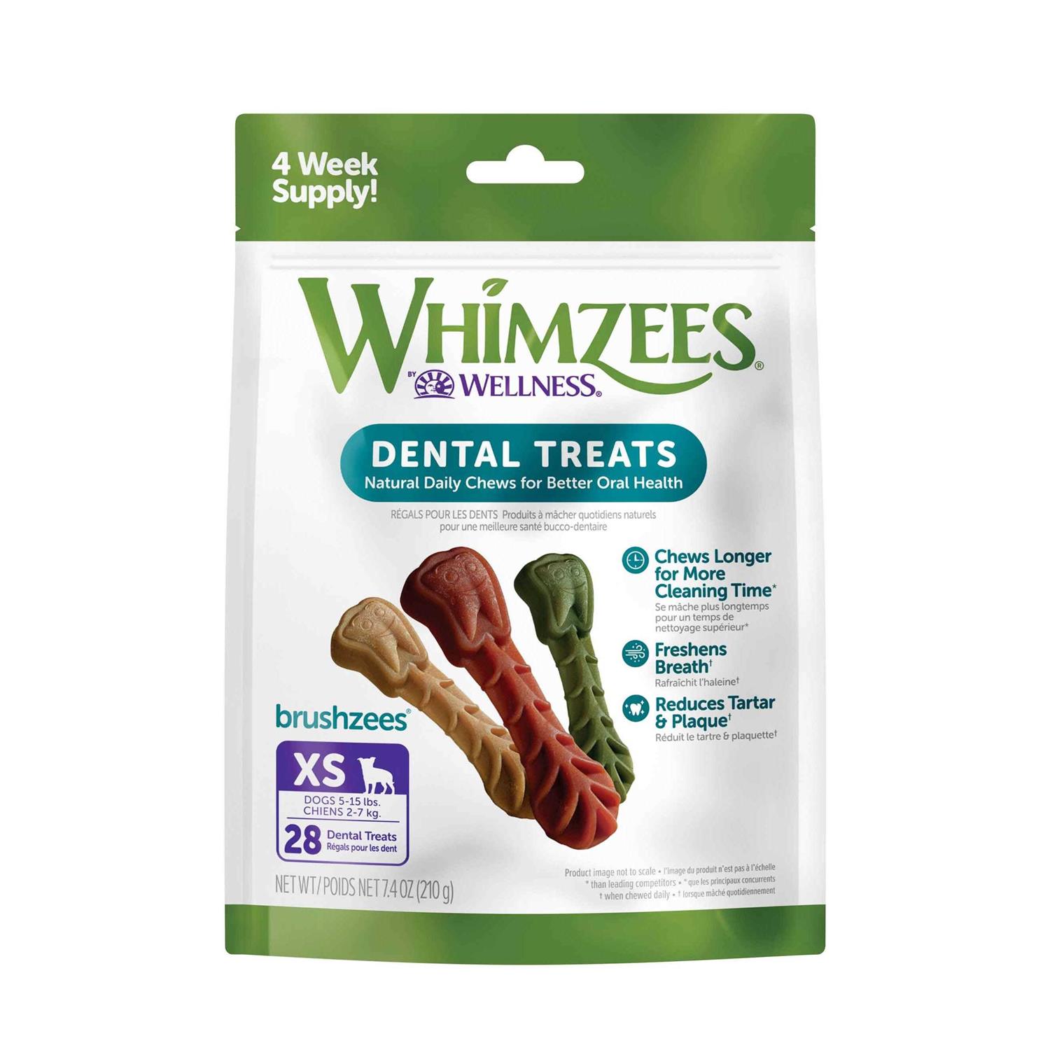 Whimzees Brushzees Dental Treats