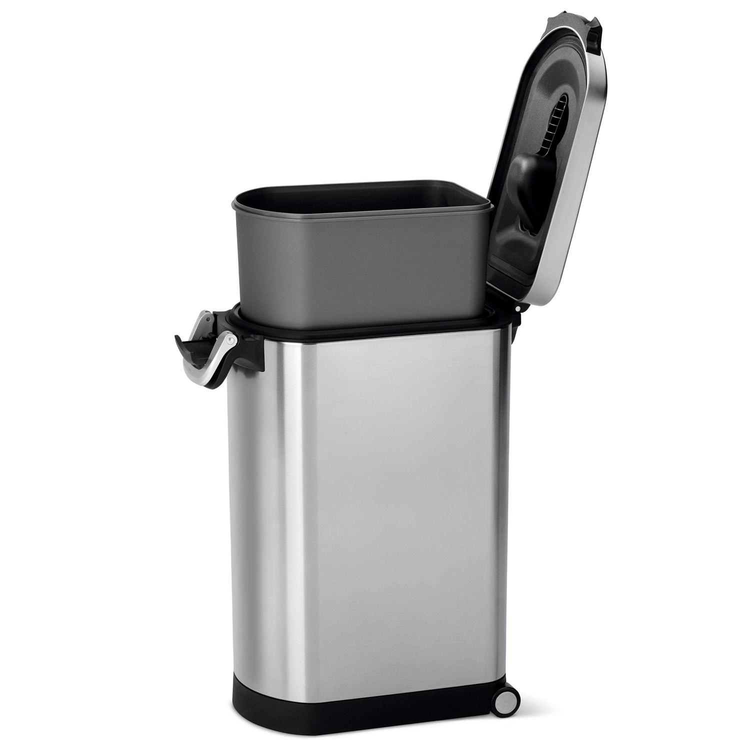 simplehuman X-Large Stainless Steel Pet Food Can
